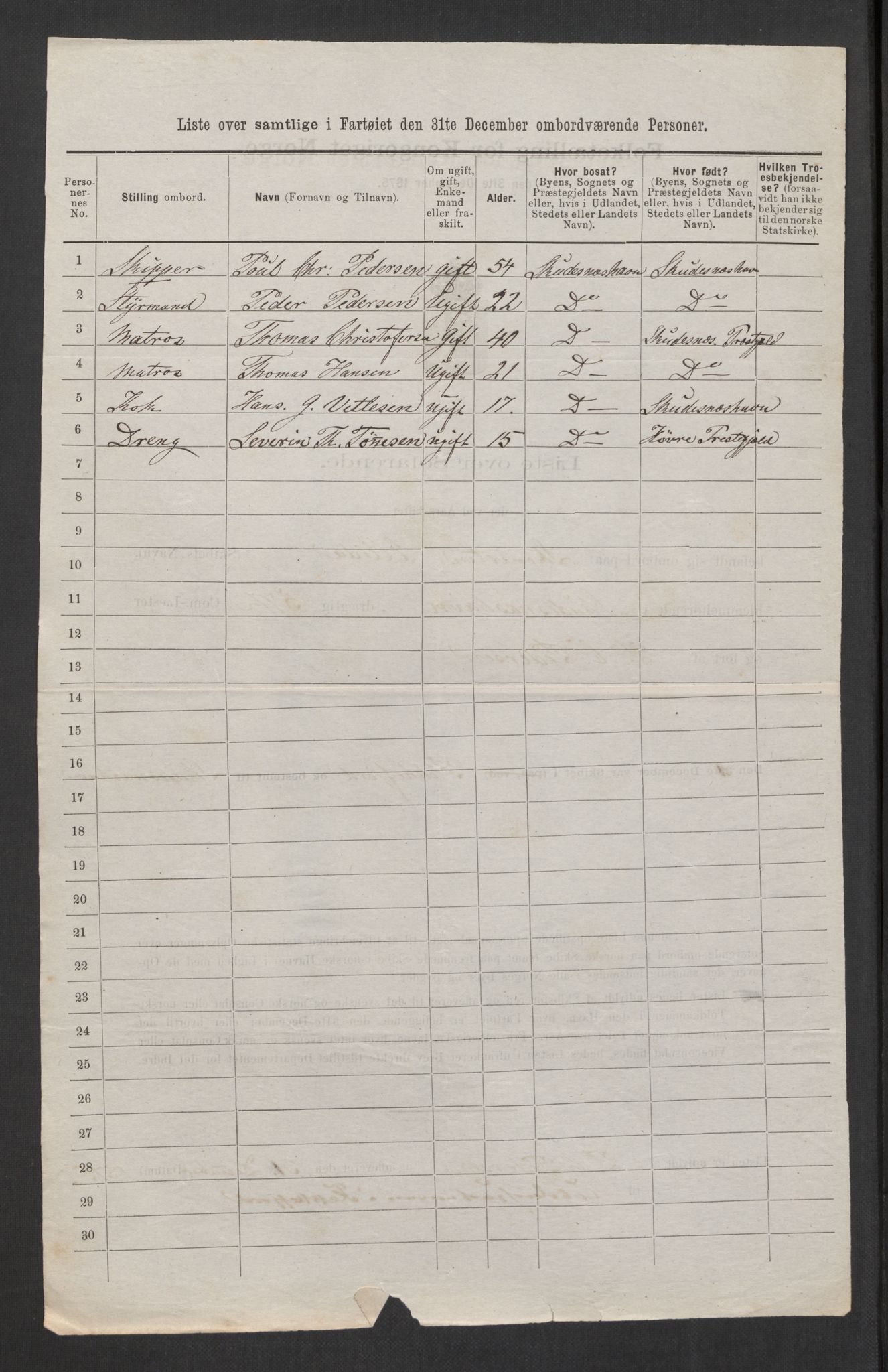 RA, 1875 census, lists of crew on ships: Ships in domestic ports, 1875, p. 648