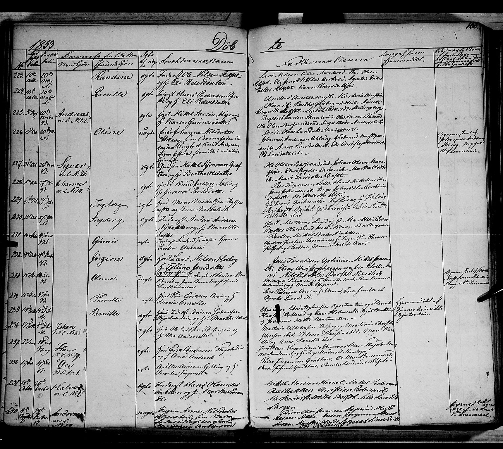 Vang prestekontor, Hedmark, SAH/PREST-008/H/Ha/Haa/L0010: Parish register (official) no. 10, 1841-1855, p. 163
