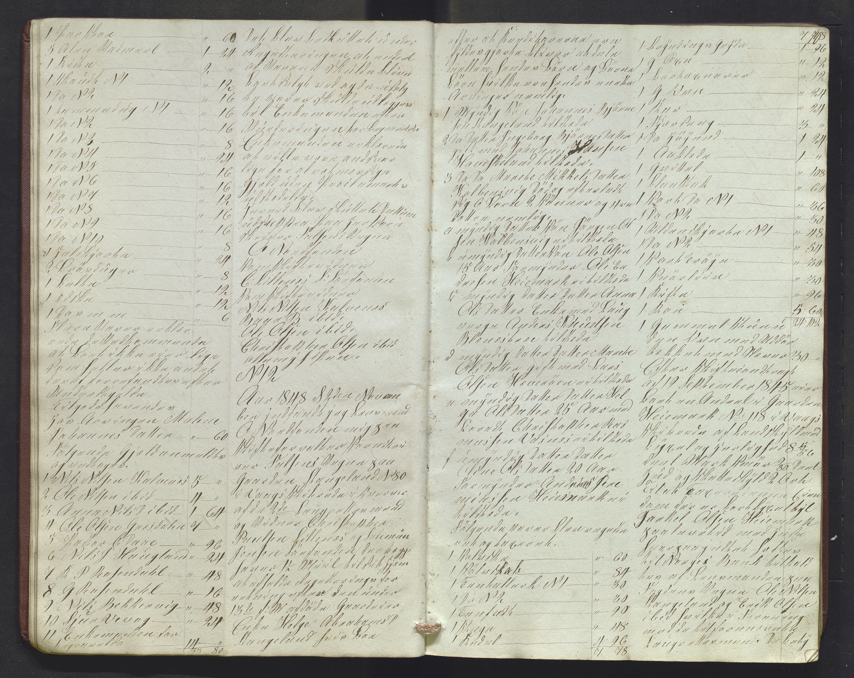 Lensmannen i Sund og Austevoll, AV/SAB-A-35201/0006/L0009: Registreringsprotokoll, 1848-1863, p. 9b-10a