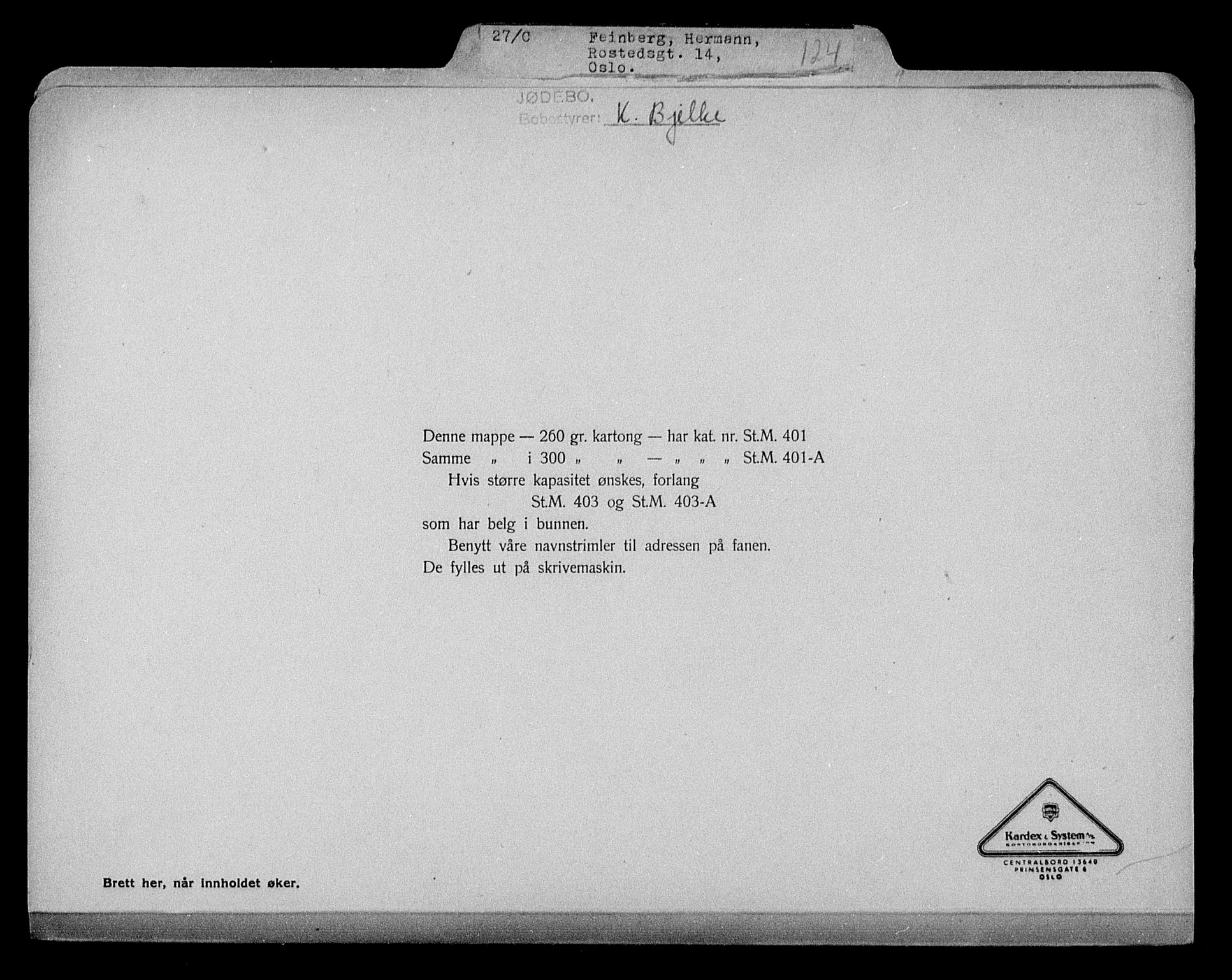 Justisdepartementet, Tilbakeføringskontoret for inndratte formuer, AV/RA-S-1564/H/Hc/Hcc/L0934: --, 1945-1947, p. 459