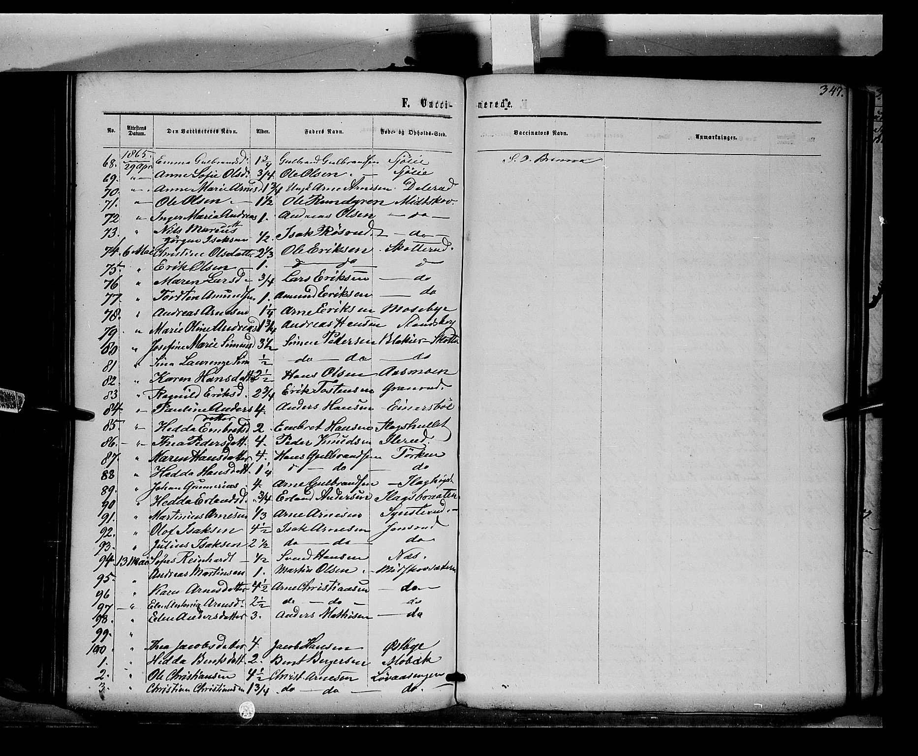 Eidskog prestekontor, AV/SAH-PREST-026/H/Ha/Haa/L0001: Parish register (official) no. 1, 1860-1867, p. 347