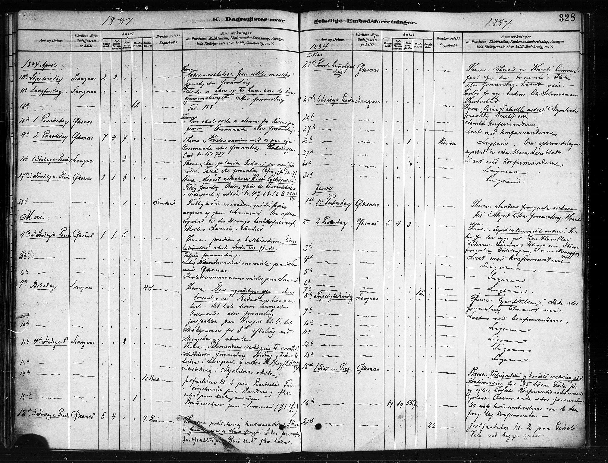 Ministerialprotokoller, klokkerbøker og fødselsregistre - Nordland, AV/SAT-A-1459/893/L1335: Parish register (official) no. 893A08 /1, 1878-1884, p. 328