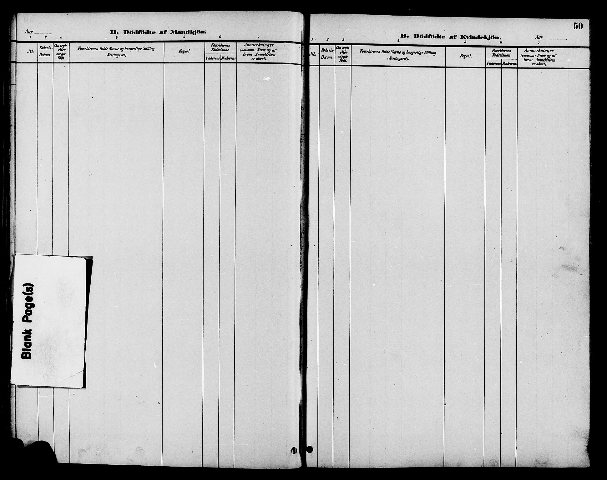 Øystre Slidre prestekontor, SAH/PREST-138/H/Ha/Hab/L0004: Parish register (copy) no. 4, 1887-1907, p. 50