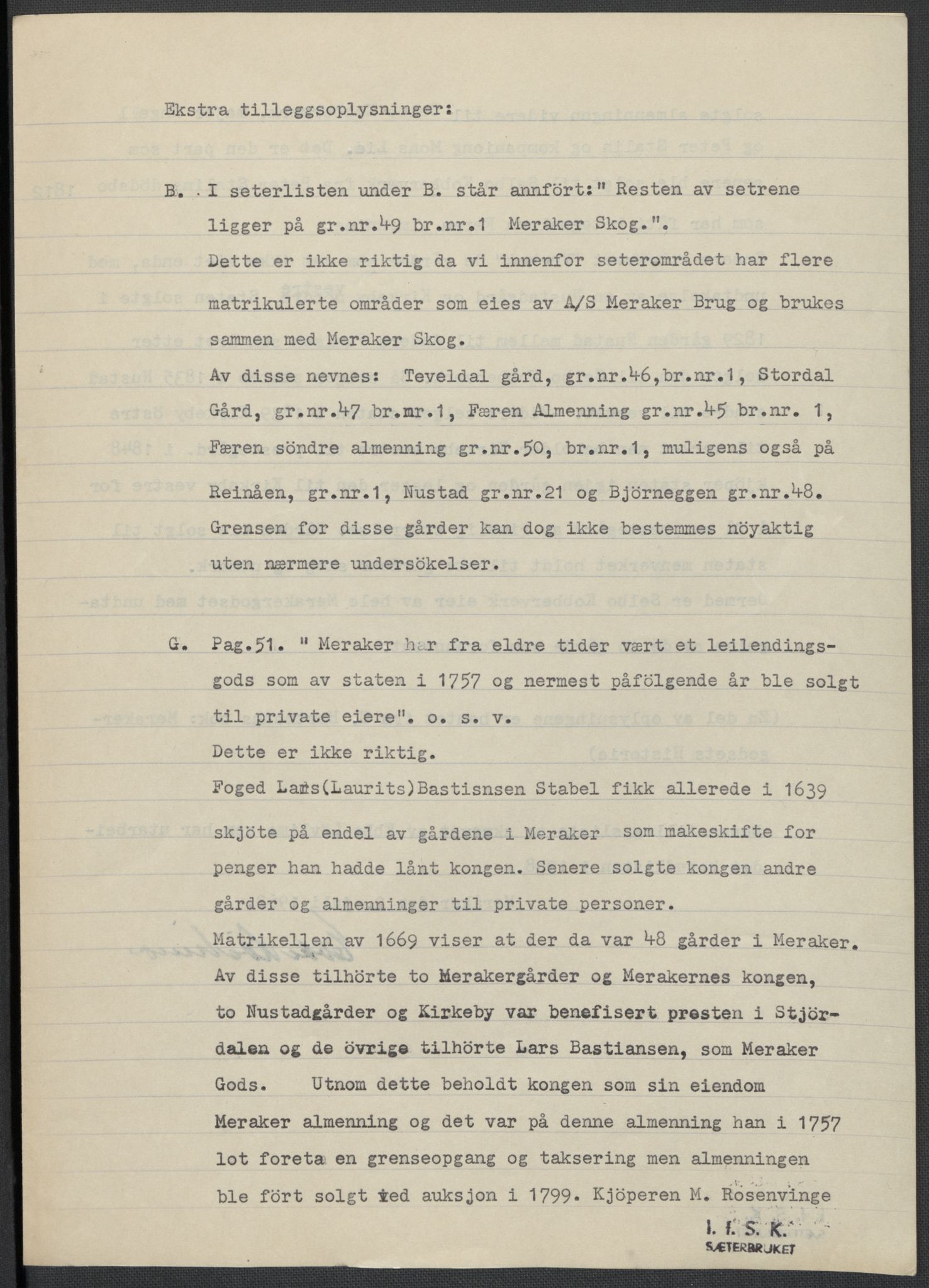 Instituttet for sammenlignende kulturforskning, AV/RA-PA-0424/F/Fc/L0015/0001: Eske B15: / Nord-Trøndelag (perm XLII), 1933-1938