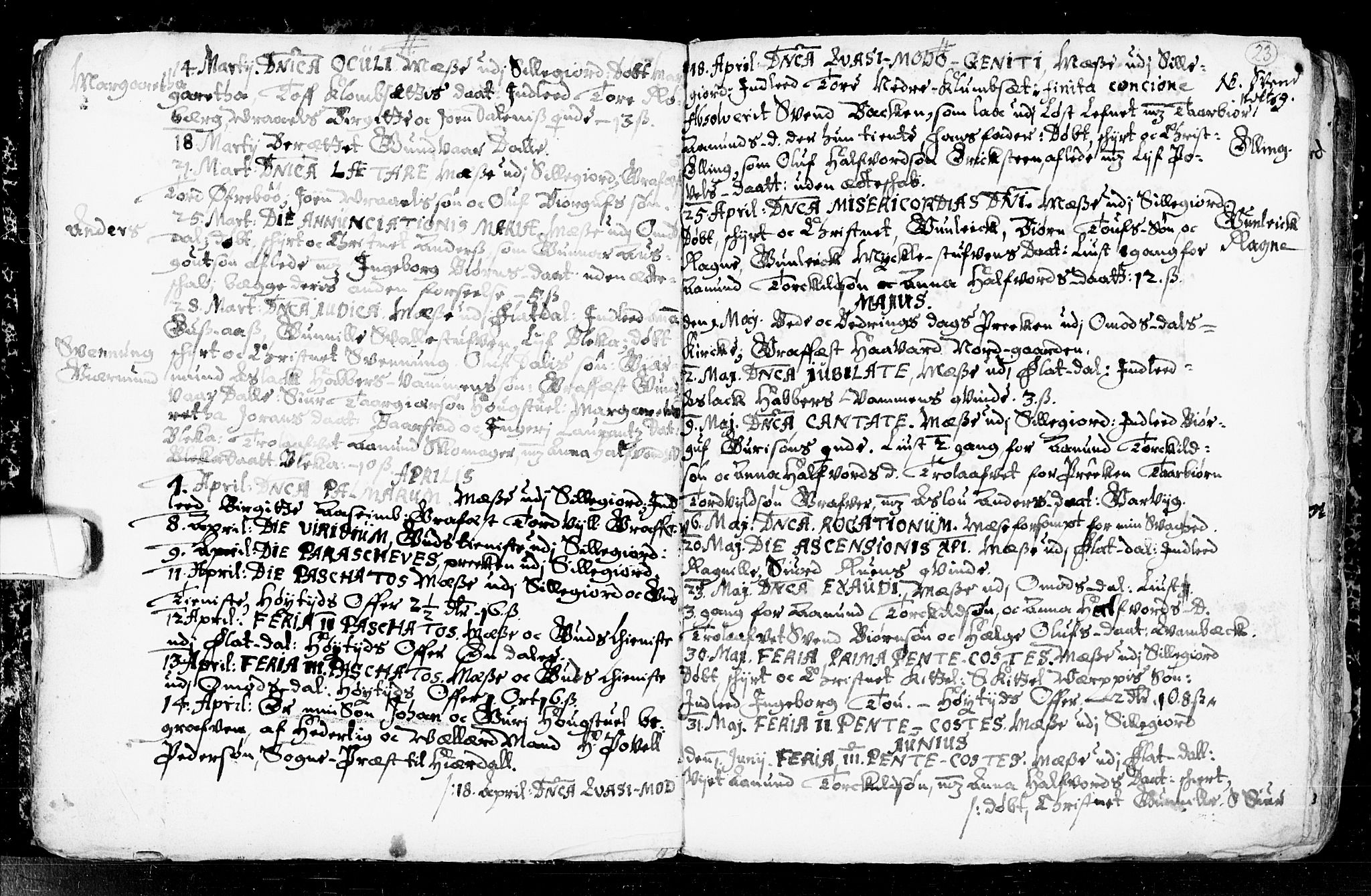 Seljord kirkebøker, SAKO/A-20/F/Fa/L0001: Parish register (official) no. I 1, 1654-1686, p. 23