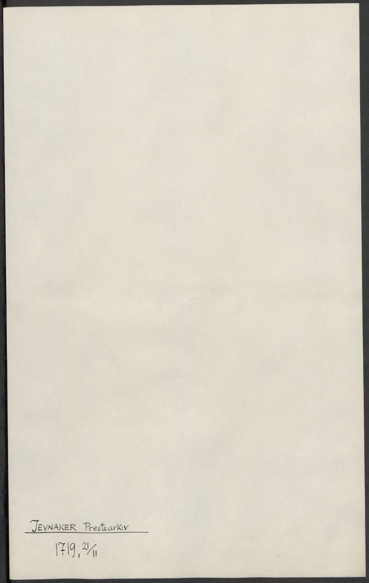 Riksarkivets diplomsamling, RA/EA-5965/F15/L0014: Prestearkiv - Oppland, 1696-1879, p. 35
