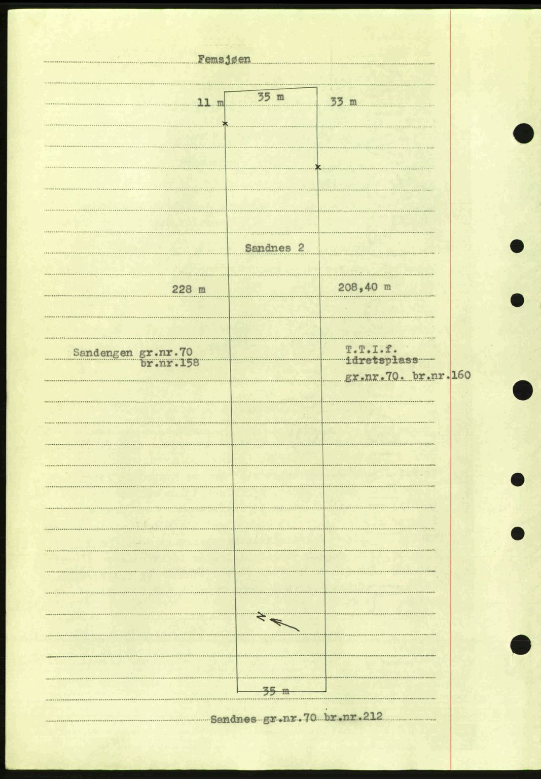 Idd og Marker sorenskriveri, AV/SAO-A-10283/G/Gb/Gbb/L0007: Mortgage book no. A7, 1944-1945, Diary no: : 788/1945