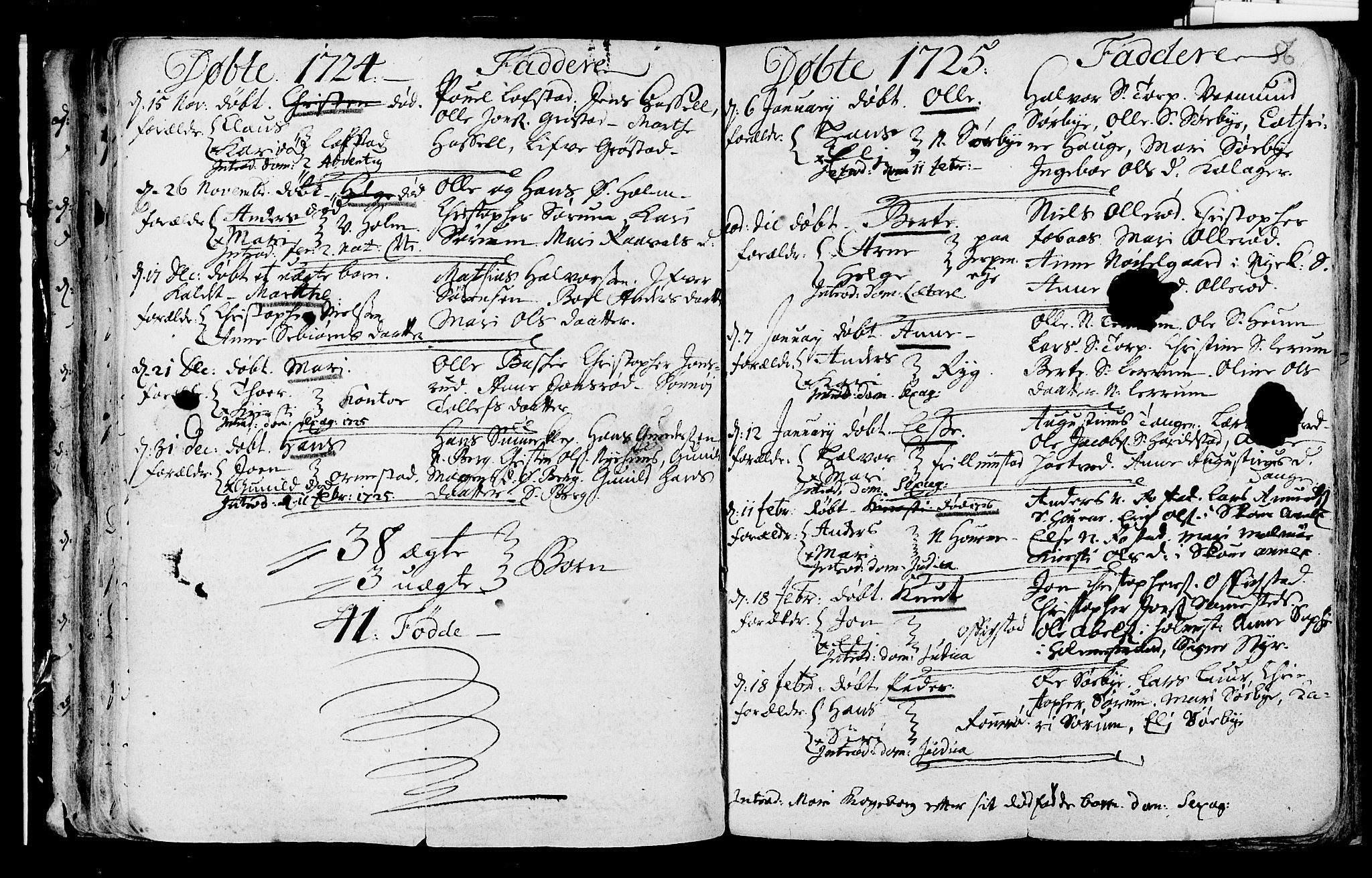 Våle kirkebøker, SAKO/A-334/F/Fa/L0002: Parish register (official) no. I 2, 1705-1732, p. 56