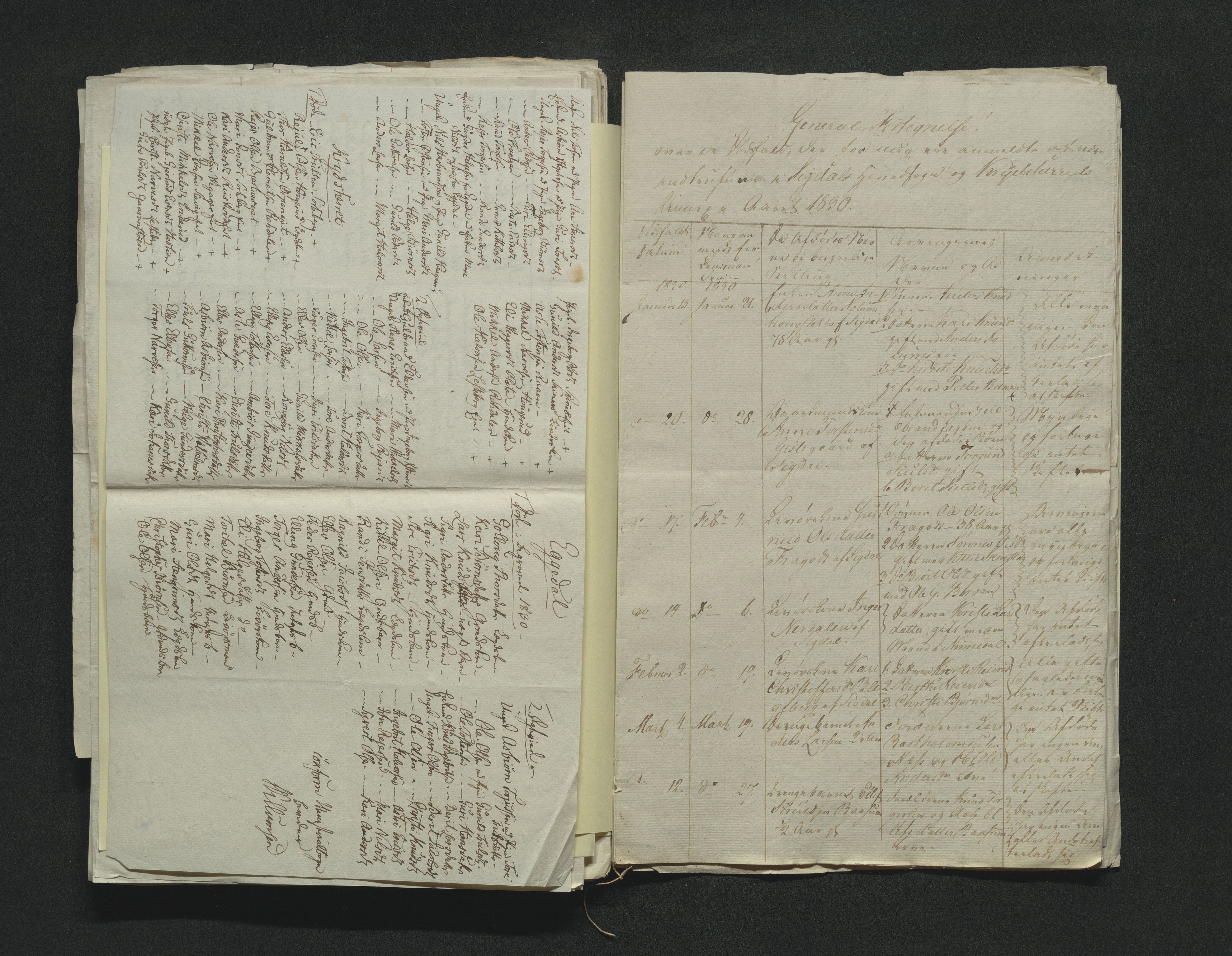 Eiker, Modum og Sigdal sorenskriveri, AV/SAKO-A-123/H/Ha/Hab/L0003: Dødsfallsmeldinger, 1830-1833