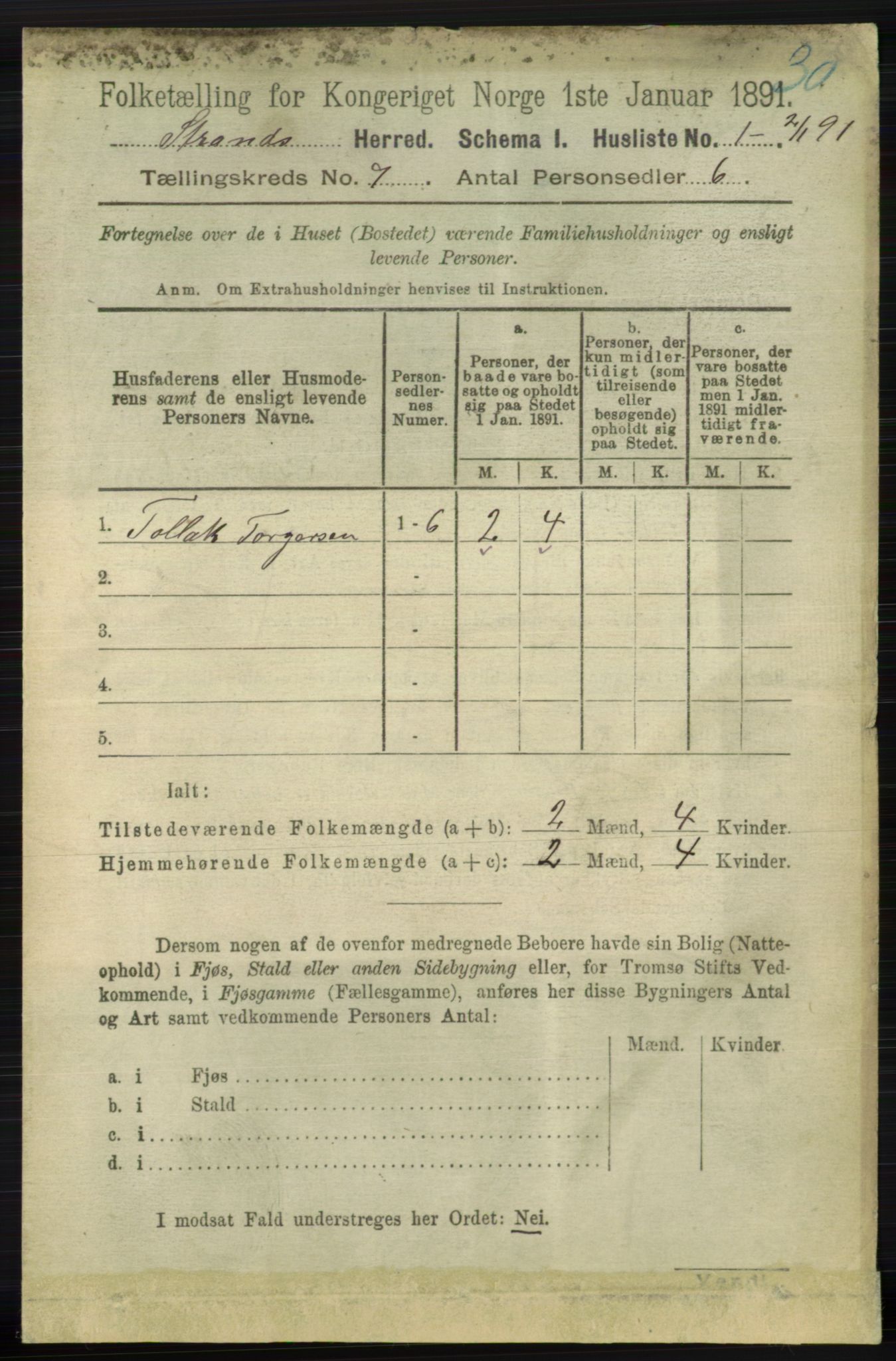 RA, 1891 census for 1130 Strand, 1891, p. 1862
