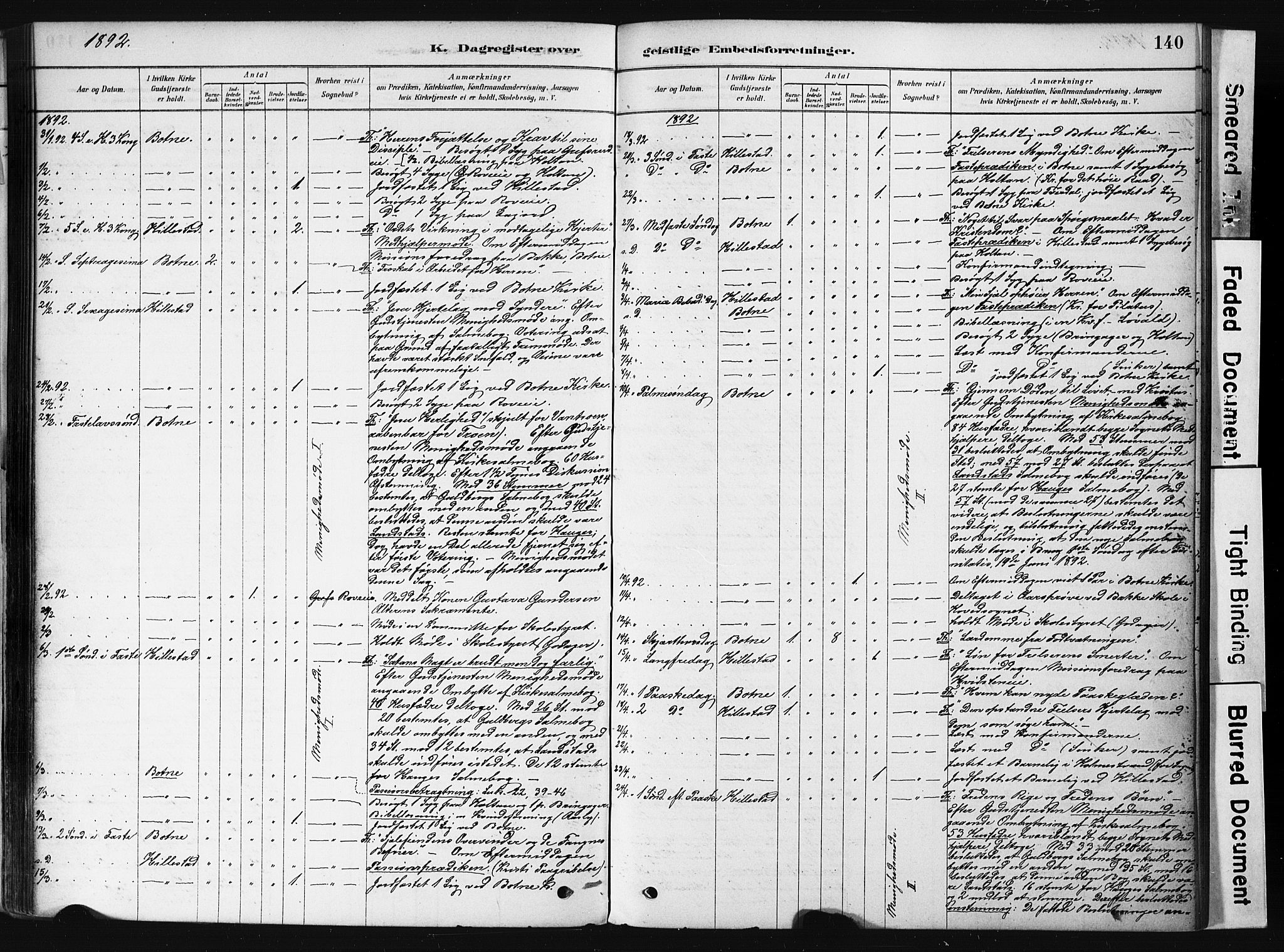 Botne kirkebøker, AV/SAKO-A-340/F/Fb/L0001: Parish register (official) no. II 1, 1878-1902, p. 140