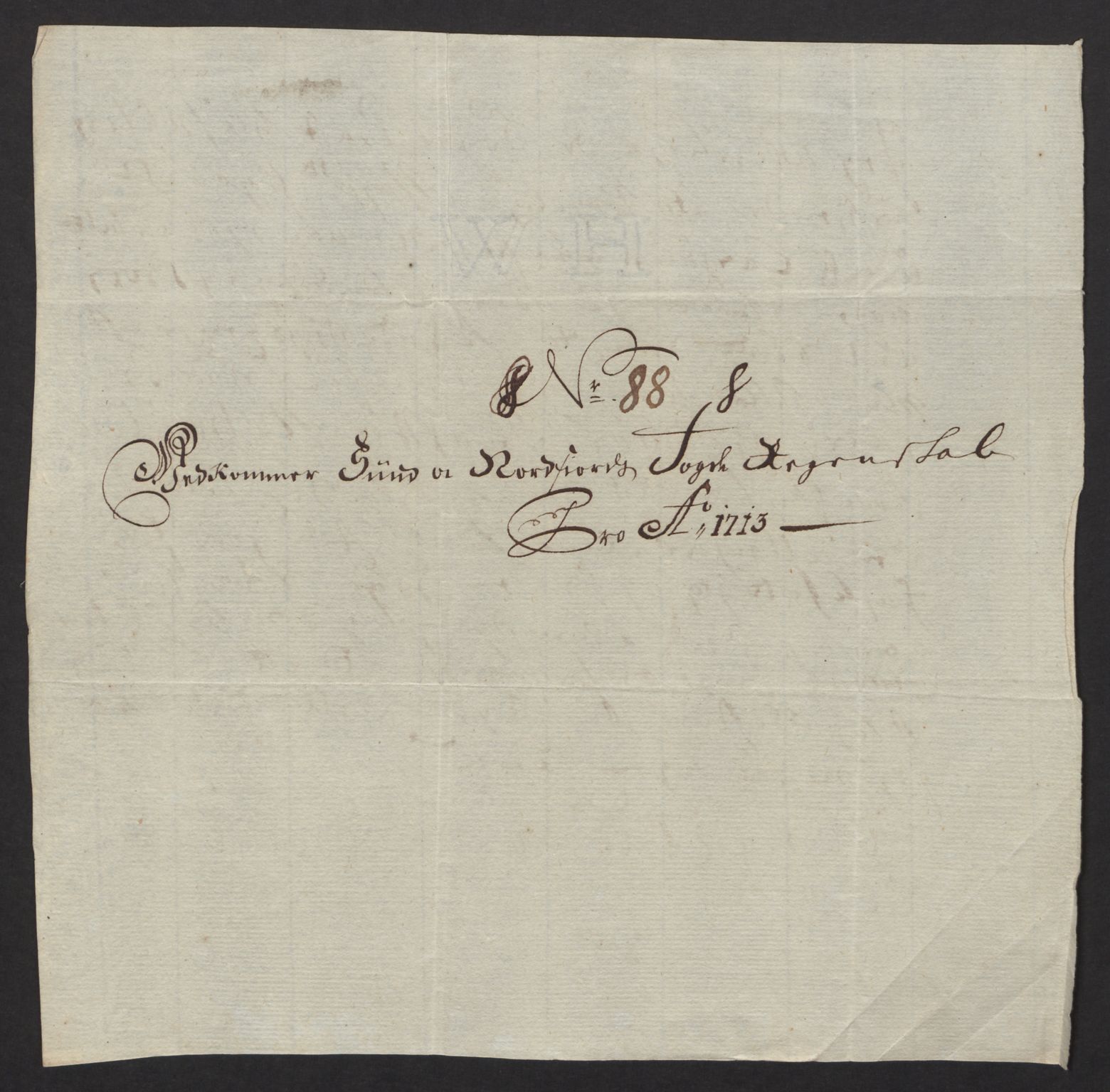 Rentekammeret inntil 1814, Reviderte regnskaper, Fogderegnskap, AV/RA-EA-4092/R48/L2989: Fogderegnskap Sunnhordland og Hardanger, 1713, p. 436