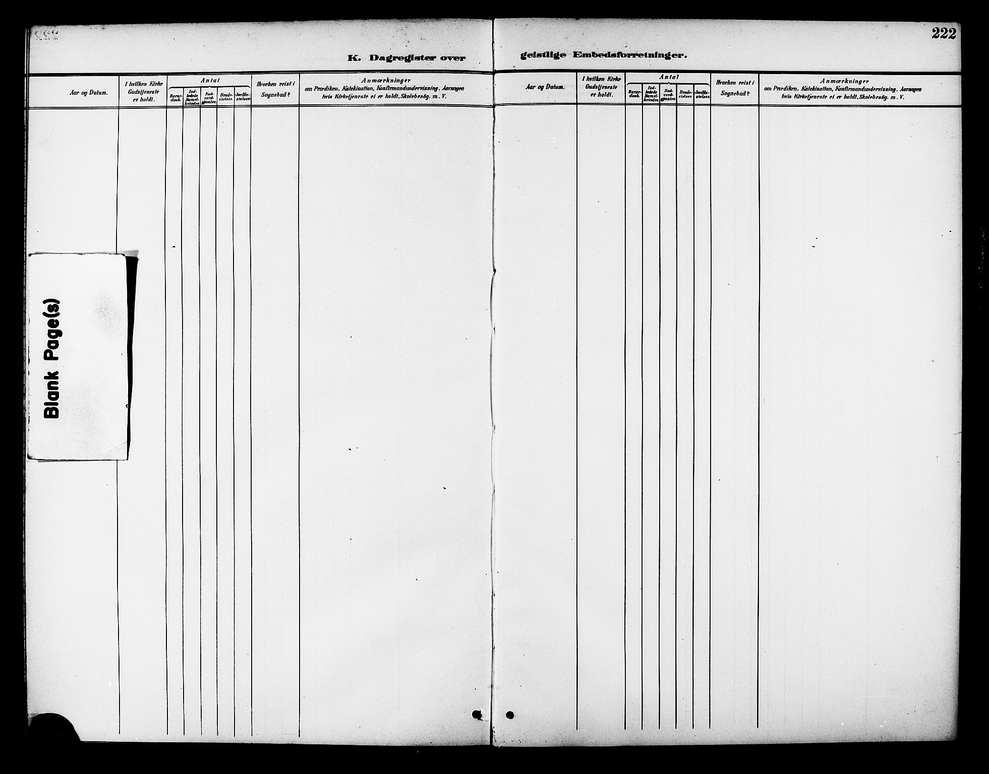 Ministerialprotokoller, klokkerbøker og fødselsregistre - Møre og Romsdal, SAT/A-1454/510/L0126: Parish register (copy) no. 510C03, 1900-1922, p. 222