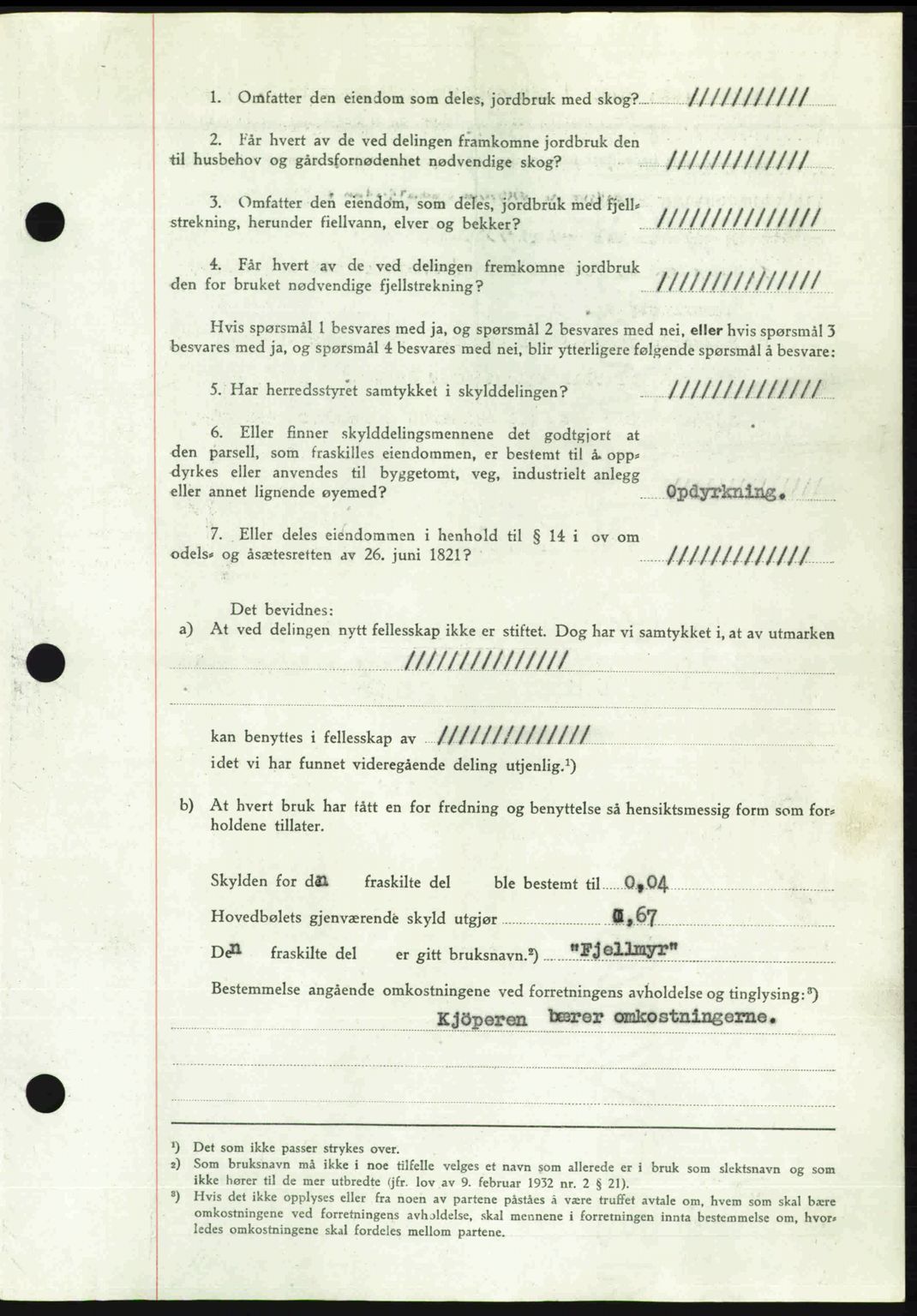 Romsdal sorenskriveri, AV/SAT-A-4149/1/2/2C: Mortgage book no. A23, 1947-1947, Diary no: : 1643/1947