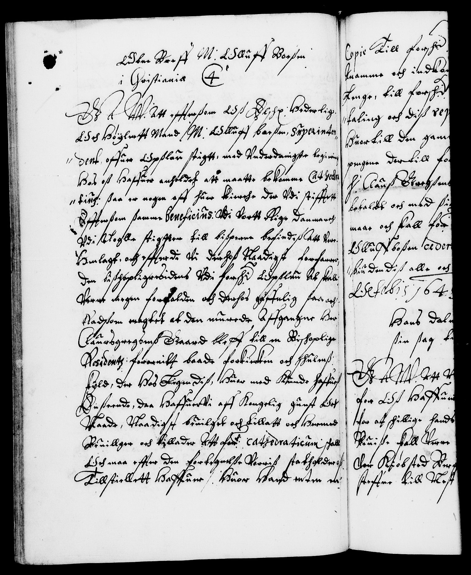 Danske Kanselli 1572-1799, AV/RA-EA-3023/F/Fc/Fca/Fcaa/L0006: Norske registre (mikrofilm), 1637-1642, p. 265b