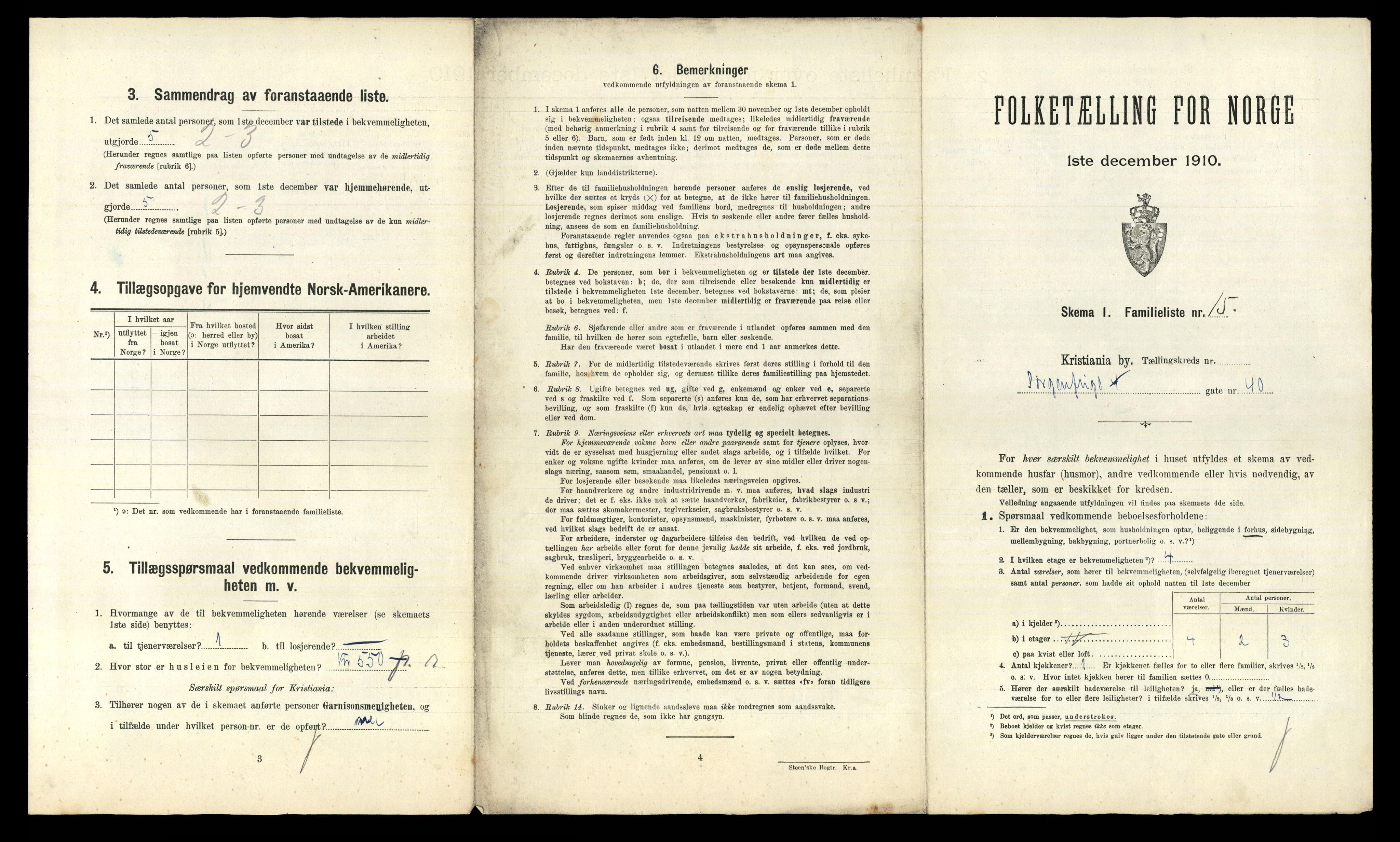 RA, 1910 census for Kristiania, 1910, p. 95741