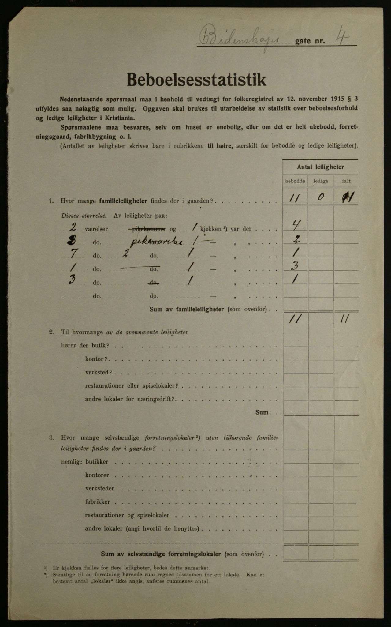 OBA, Municipal Census 1923 for Kristiania, 1923, p. 5794