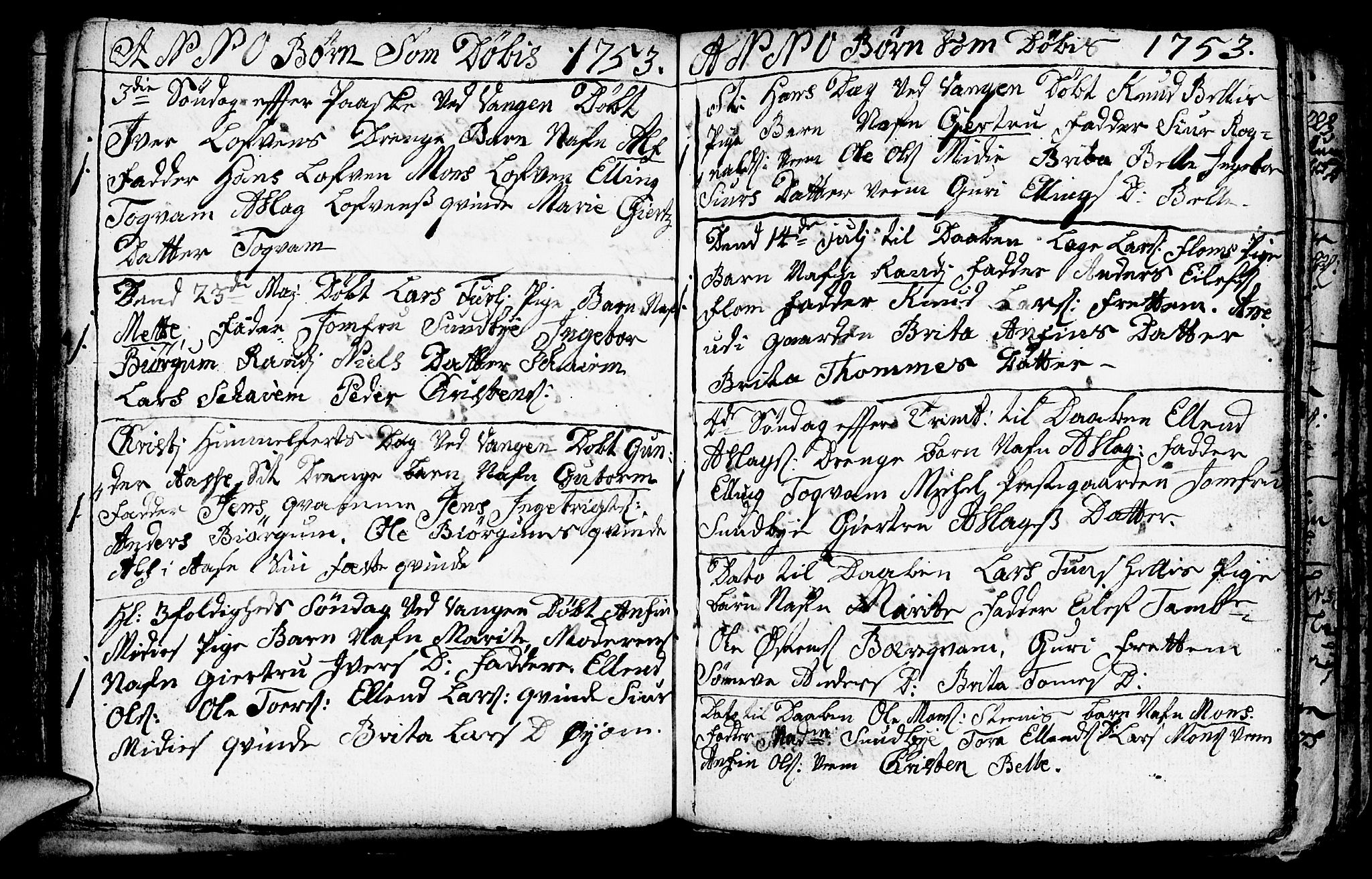 Aurland sokneprestembete, SAB/A-99937/H/Ha/Haa/L0003: Parish register (official) no. A 3, 1735-1761, p. 71