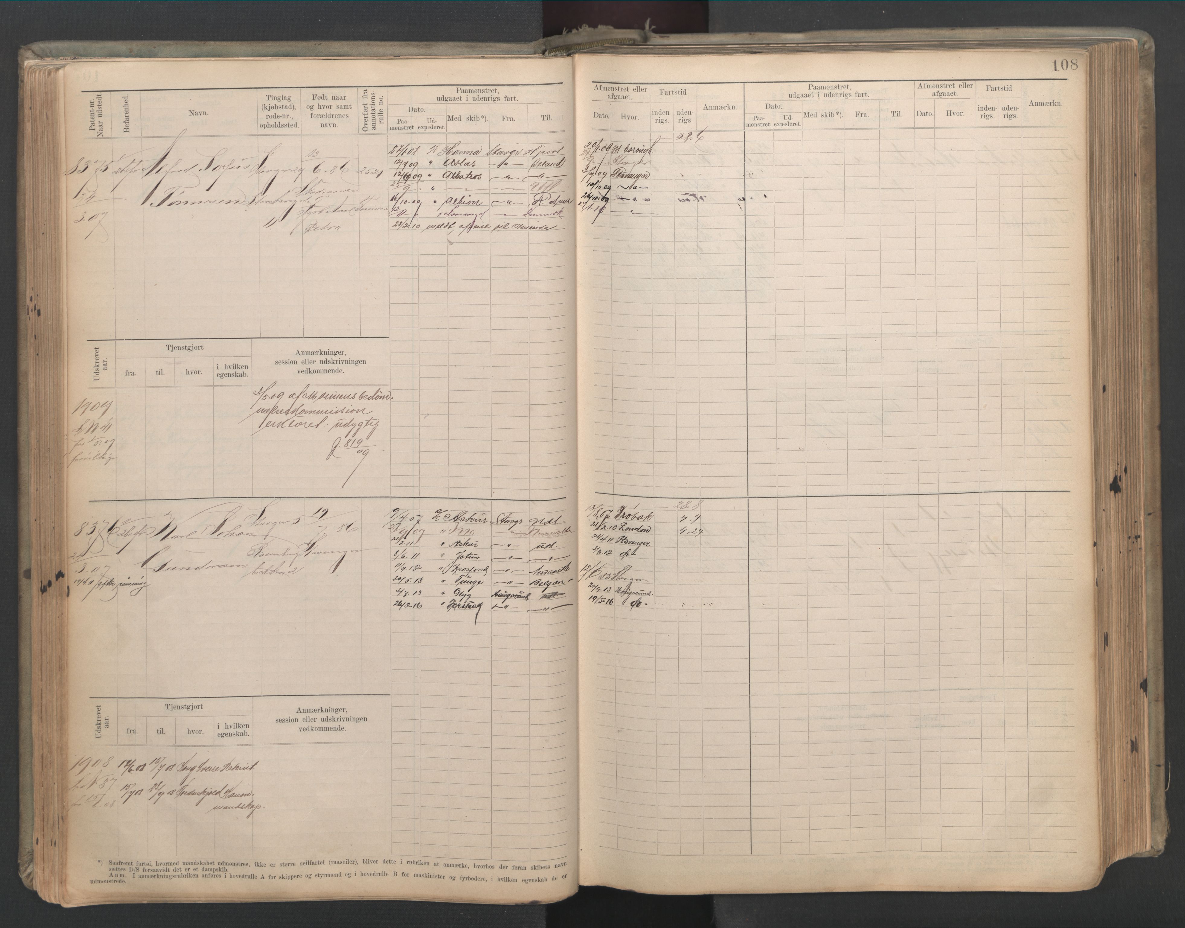 Stavanger sjømannskontor, AV/SAST-A-102006/F/Fb/Fbb/L0023: Sjøfartshovedrulle patnentnr. 8161-8904 (dublett), 1903, p. 112