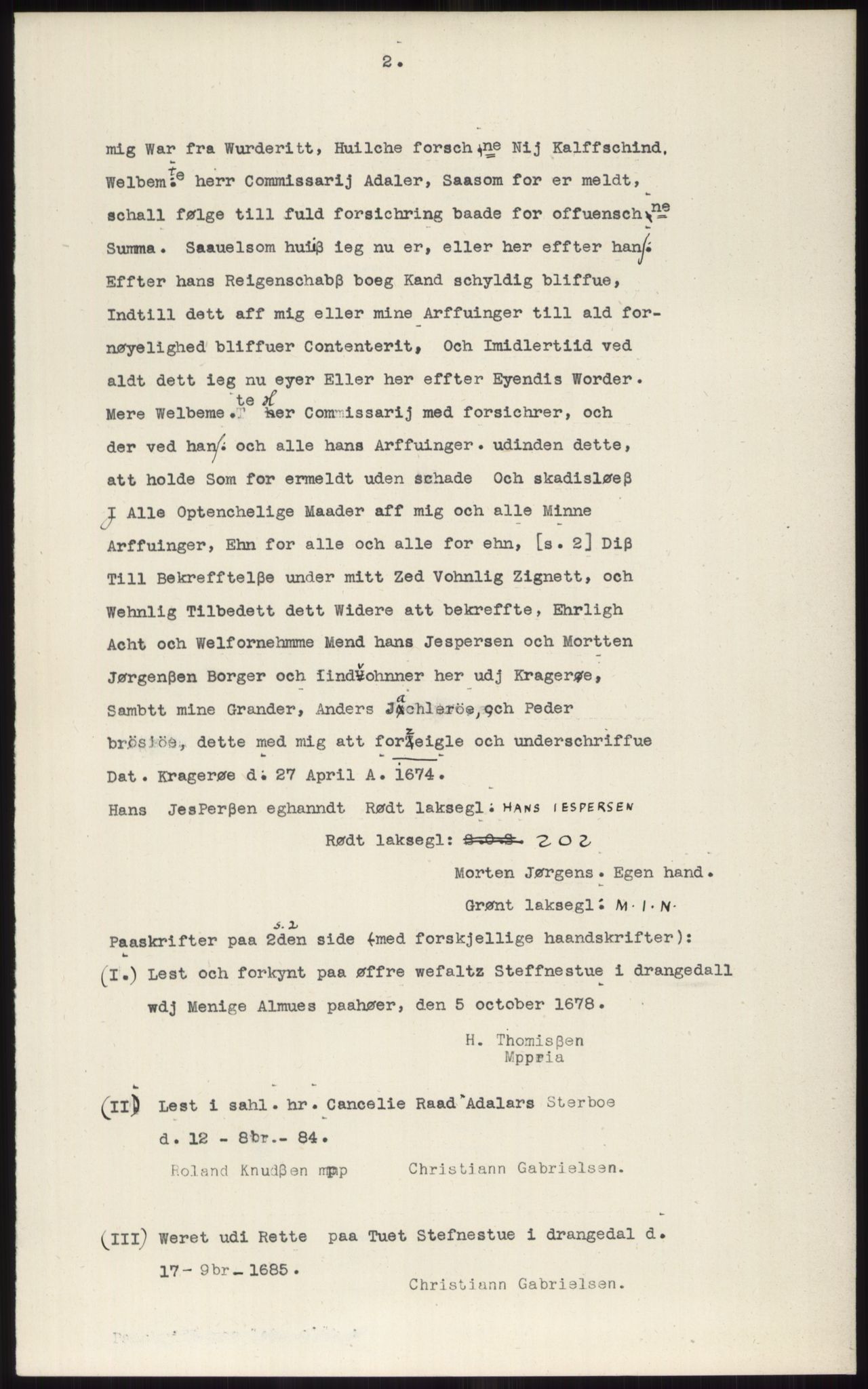 Samlinger til kildeutgivelse, Diplomavskriftsamlingen, AV/RA-EA-4053/H/Ha, p. 3717