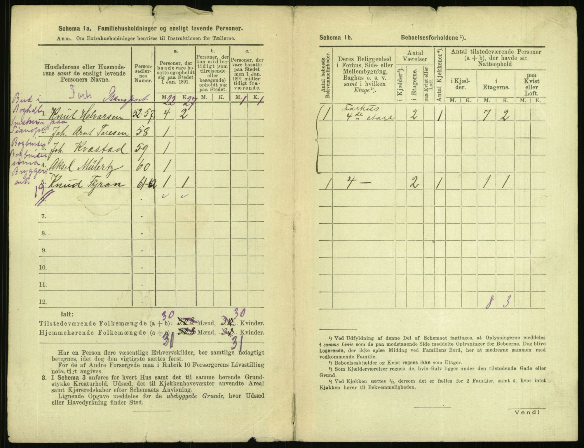 RA, 1891 census for 0301 Kristiania, 1891, p. 131839