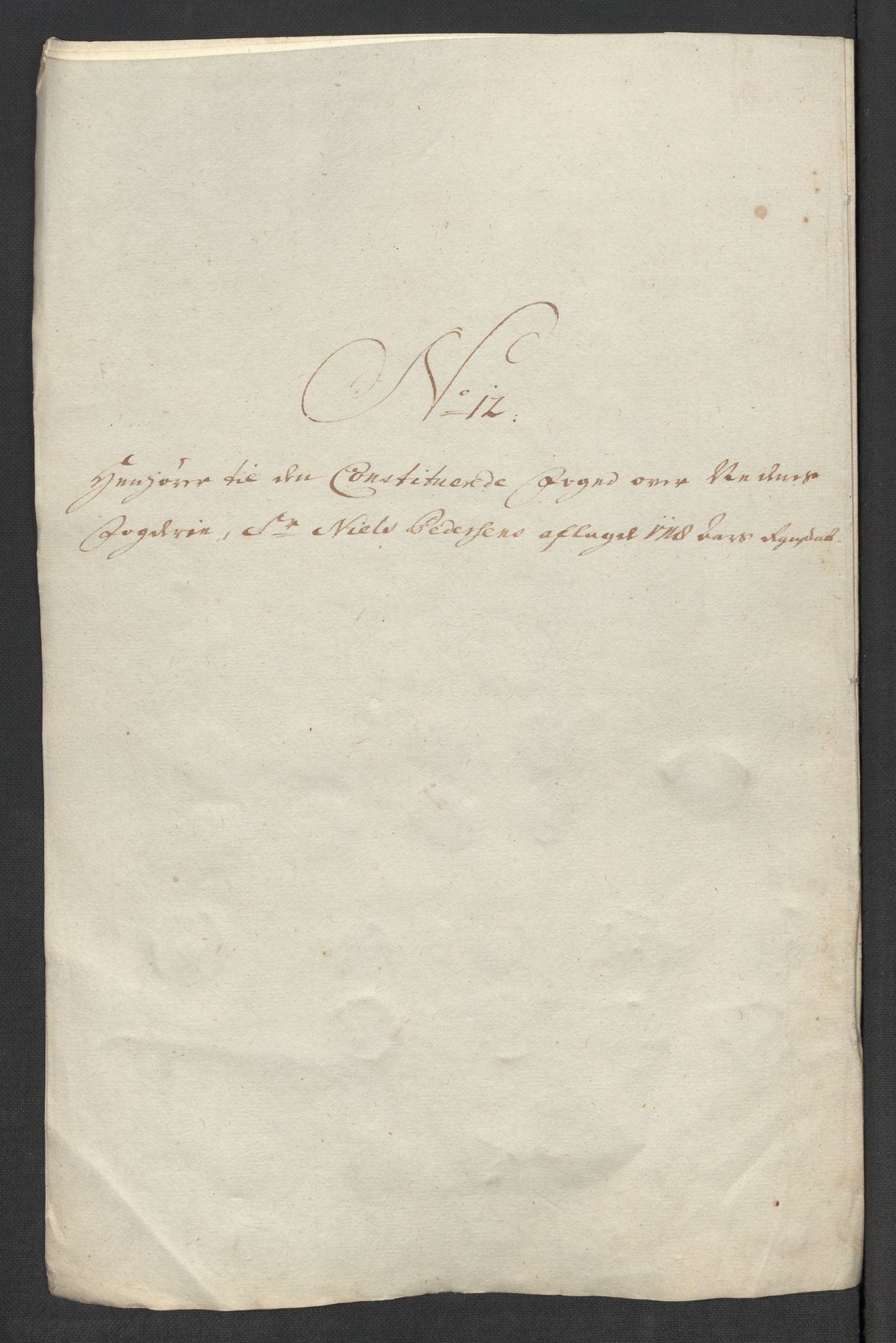 Rentekammeret inntil 1814, Reviderte regnskaper, Fogderegnskap, AV/RA-EA-4092/R39/L2327: Fogderegnskap Nedenes, 1718, p. 220