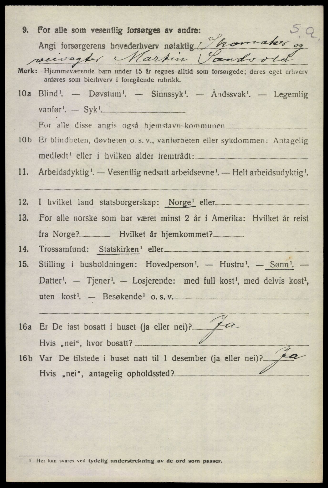 SAKO, 1920 census for Ådal, 1920, p. 7625