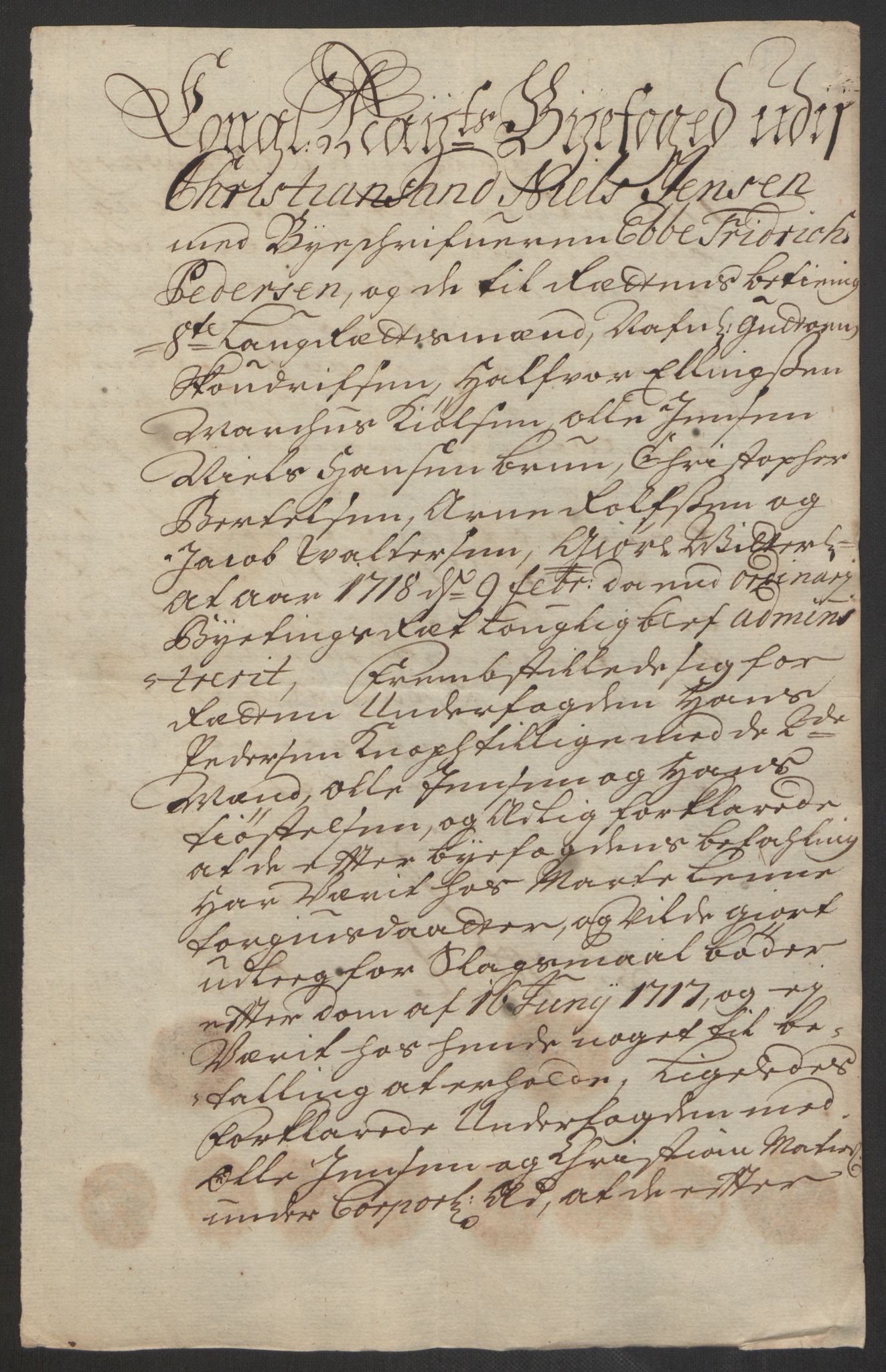 Rentekammeret inntil 1814, Reviderte regnskaper, Byregnskaper, AV/RA-EA-4066/R/Rm/L0285: [M18] Sikt og sakefall, 1681-1718, p. 560