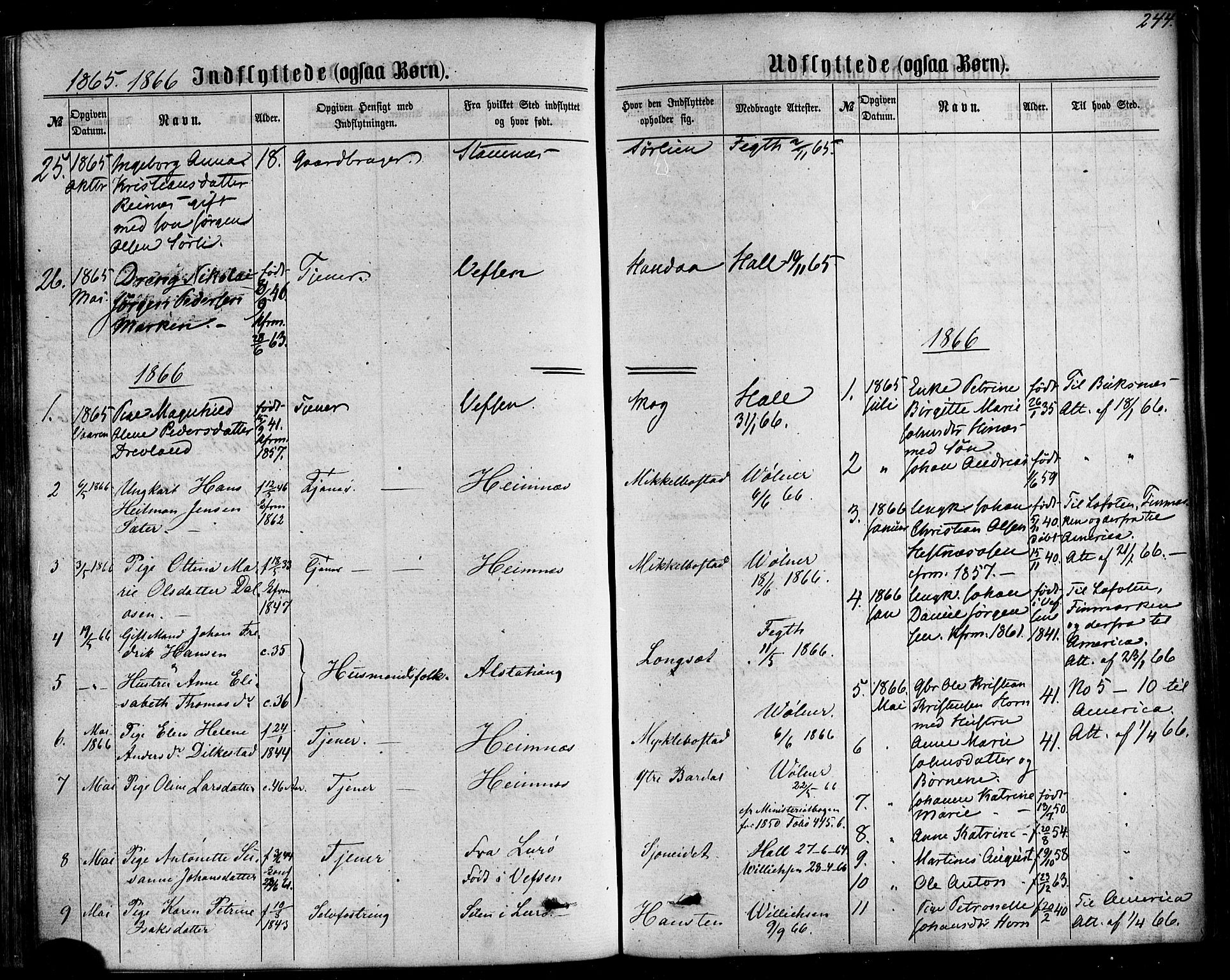 Ministerialprotokoller, klokkerbøker og fødselsregistre - Nordland, AV/SAT-A-1459/838/L0551: Parish register (official) no. 838A09, 1864-1880, p. 244