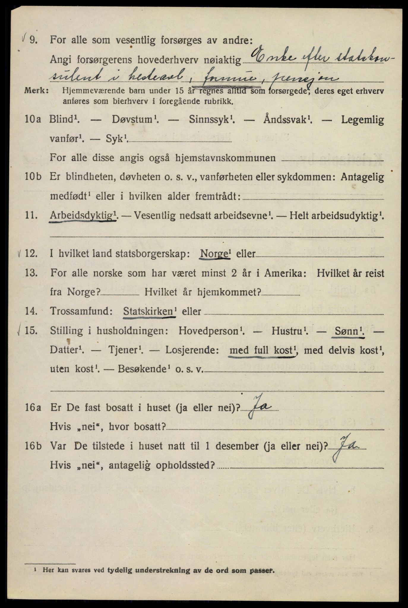 SAO, 1920 census for Kristiania, 1920, p. 339660