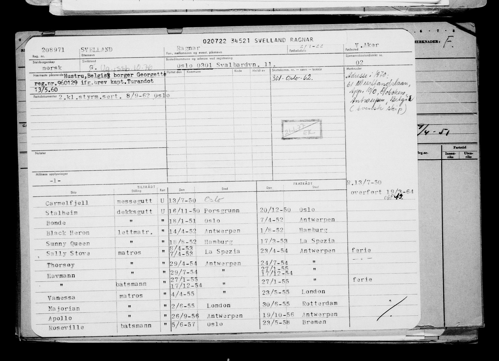 Direktoratet for sjømenn, RA/S-3545/G/Gb/L0208: Hovedkort, 1922, p. 229