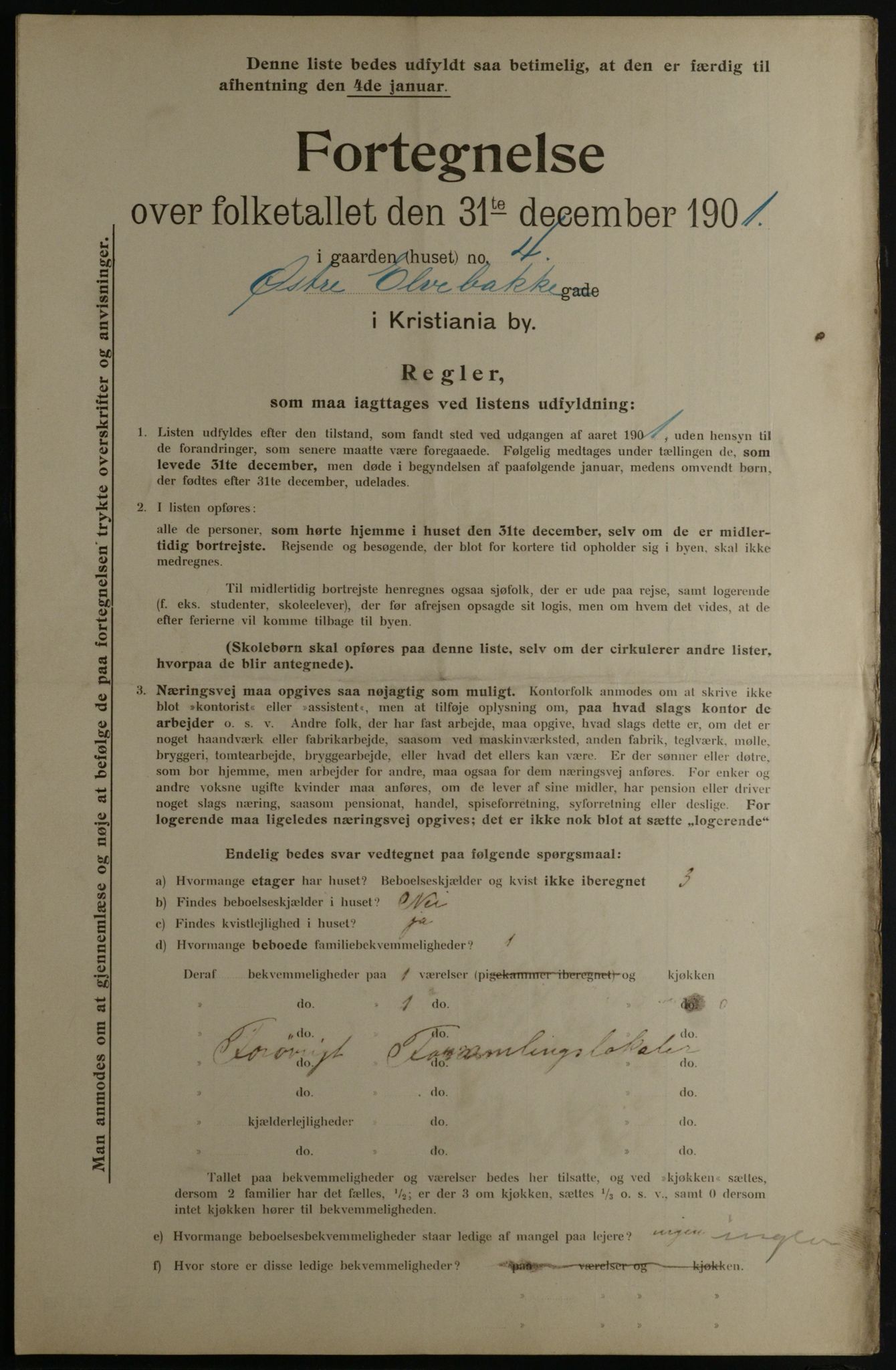 OBA, Municipal Census 1901 for Kristiania, 1901, p. 19731