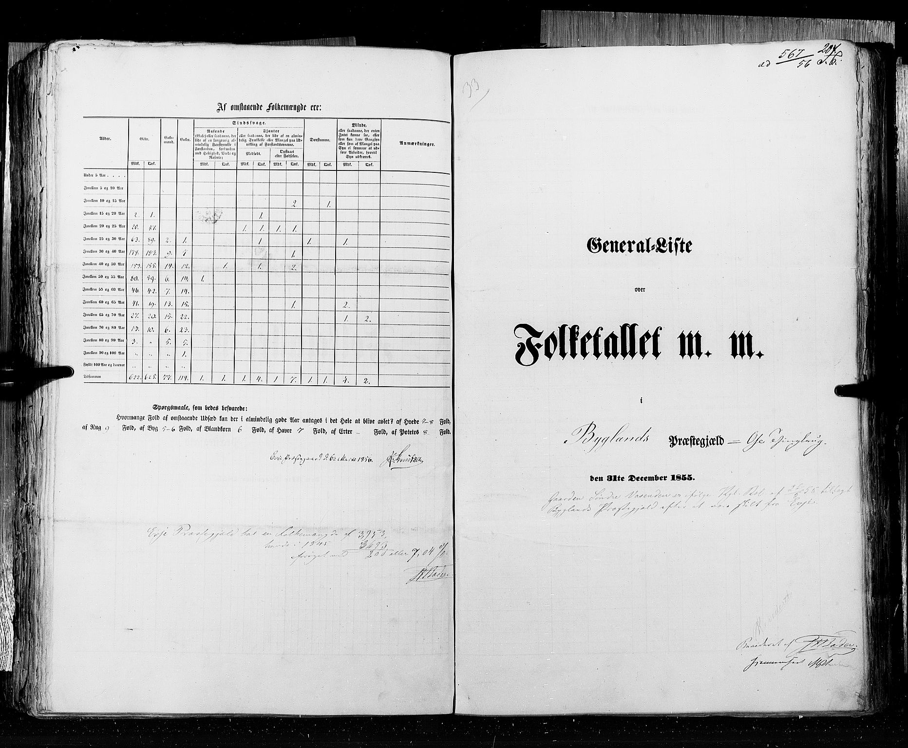 RA, Census 1855, vol. 3: Bratsberg amt, Nedenes amt og Lister og Mandal amt, 1855, p. 207