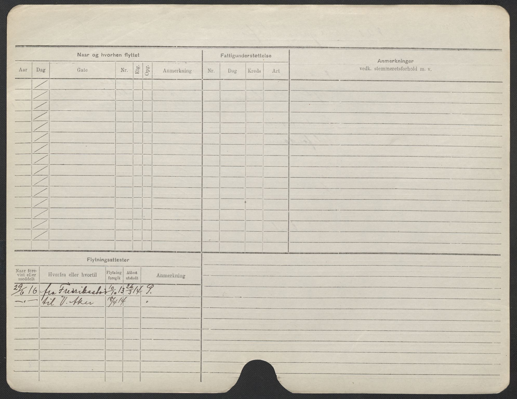 Oslo folkeregister, Registerkort, AV/SAO-A-11715/F/Fa/Fac/L0025: Kvinner, 1906-1914, p. 1250b