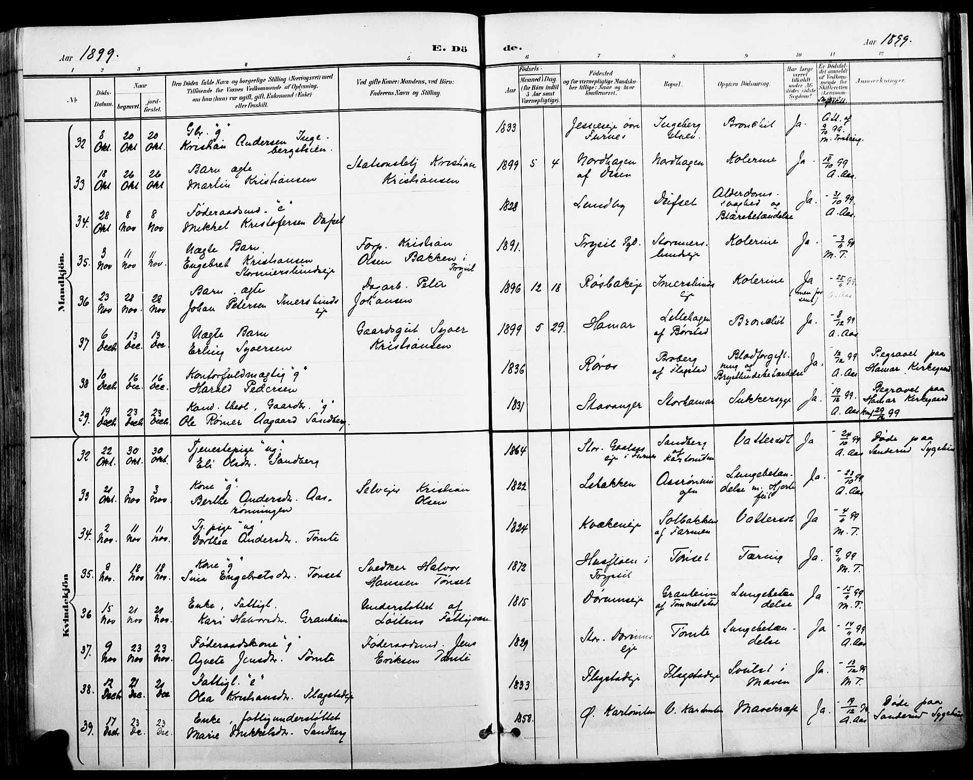 Vang prestekontor, Hedmark, AV/SAH-PREST-008/H/Ha/Haa/L0019A: Parish register (official) no. 19, 1886-1900