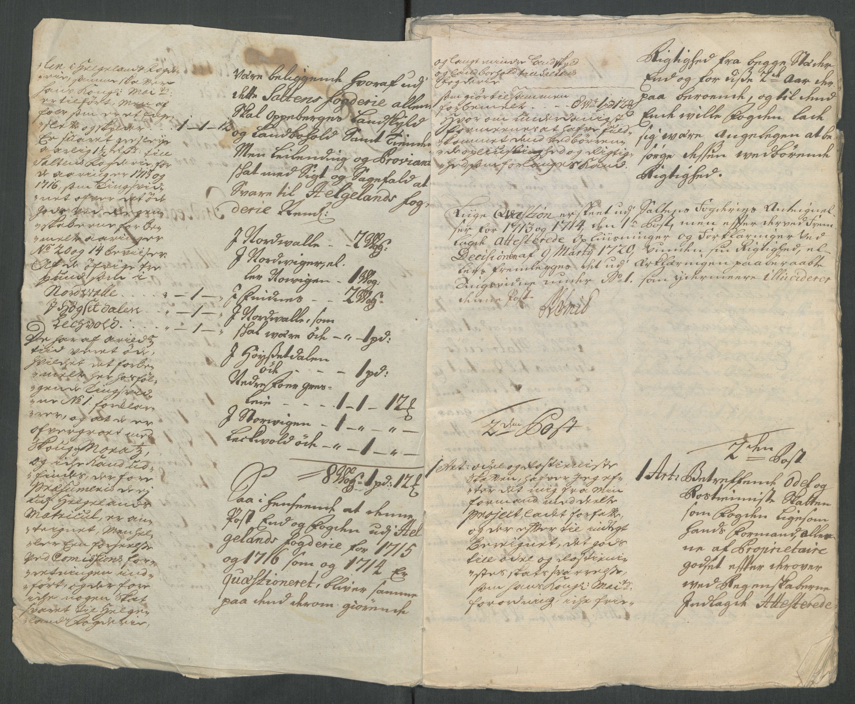Rentekammeret inntil 1814, Reviderte regnskaper, Fogderegnskap, AV/RA-EA-4092/R66/L4586: Fogderegnskap Salten, 1716, p. 309