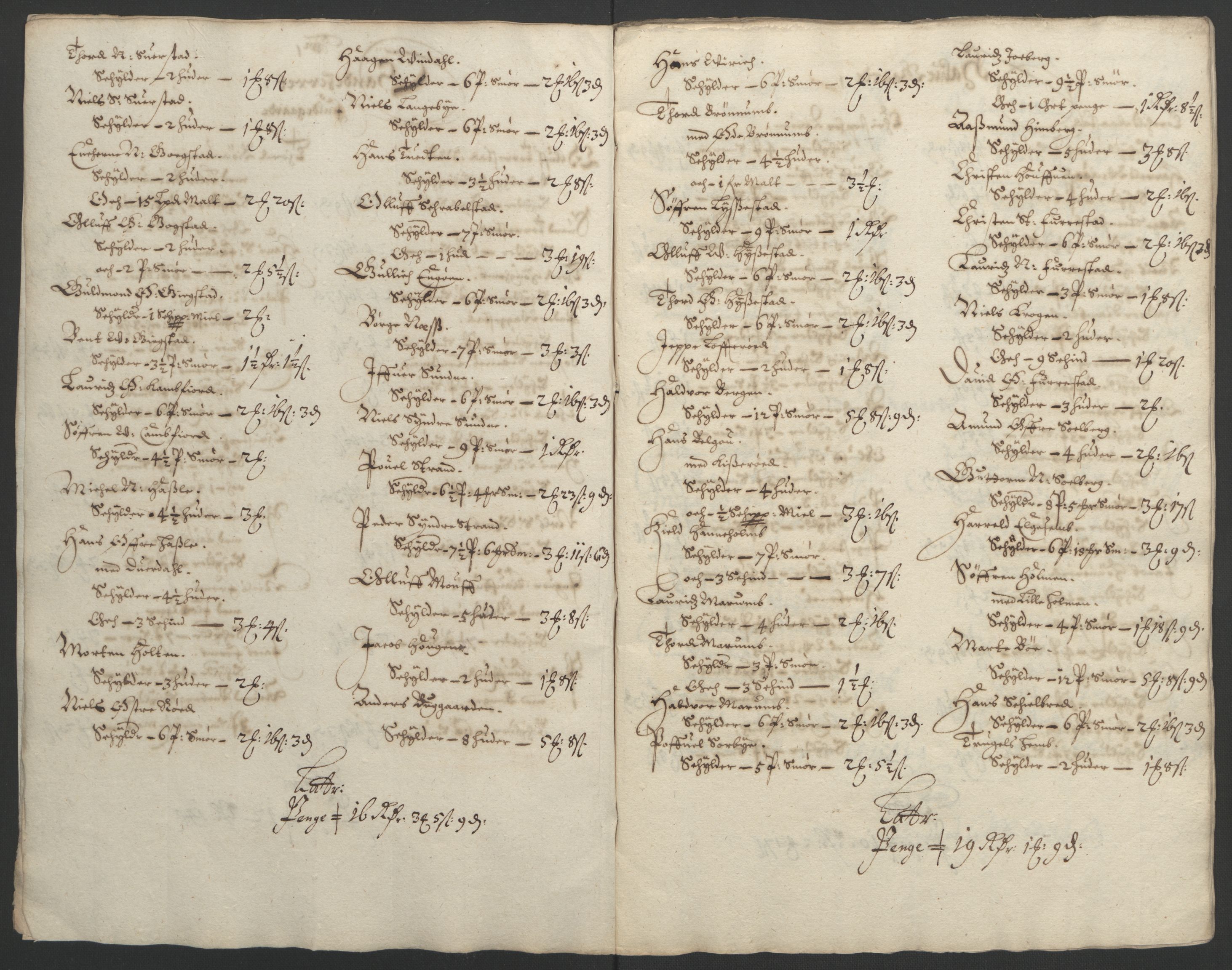 Rentekammeret inntil 1814, Reviderte regnskaper, Fogderegnskap, RA/EA-4092/R33/L1964: Fogderegnskap Larvik grevskap, 1665-1668, p. 165