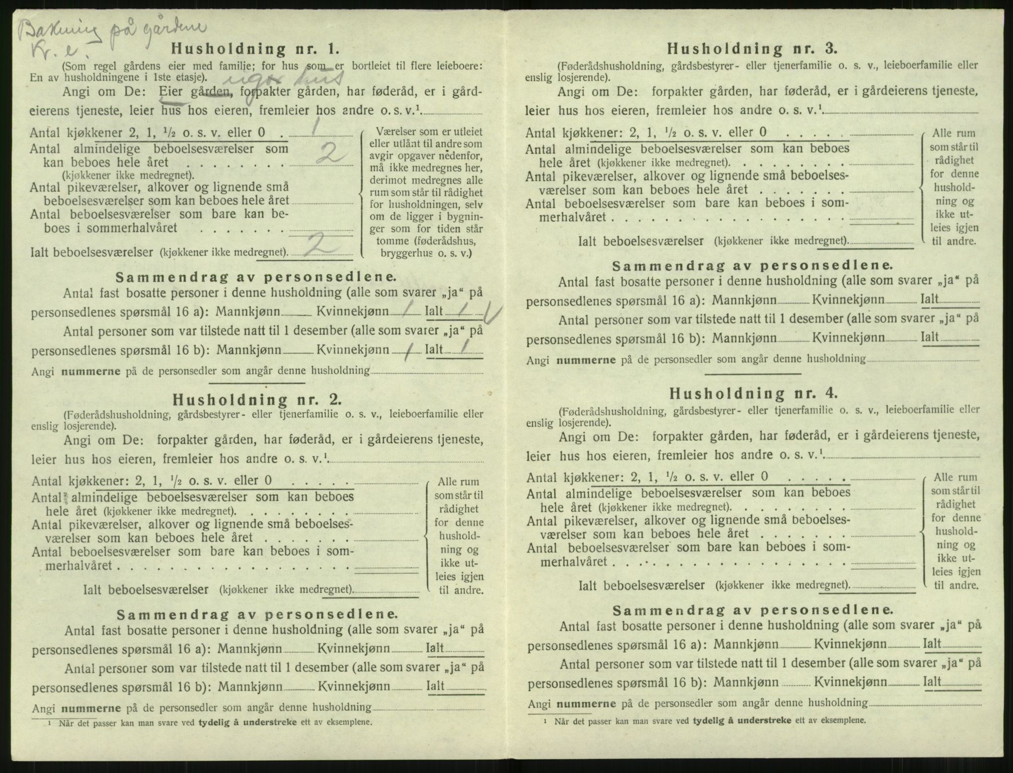 SAT, 1920 census for Norddal, 1920, p. 704