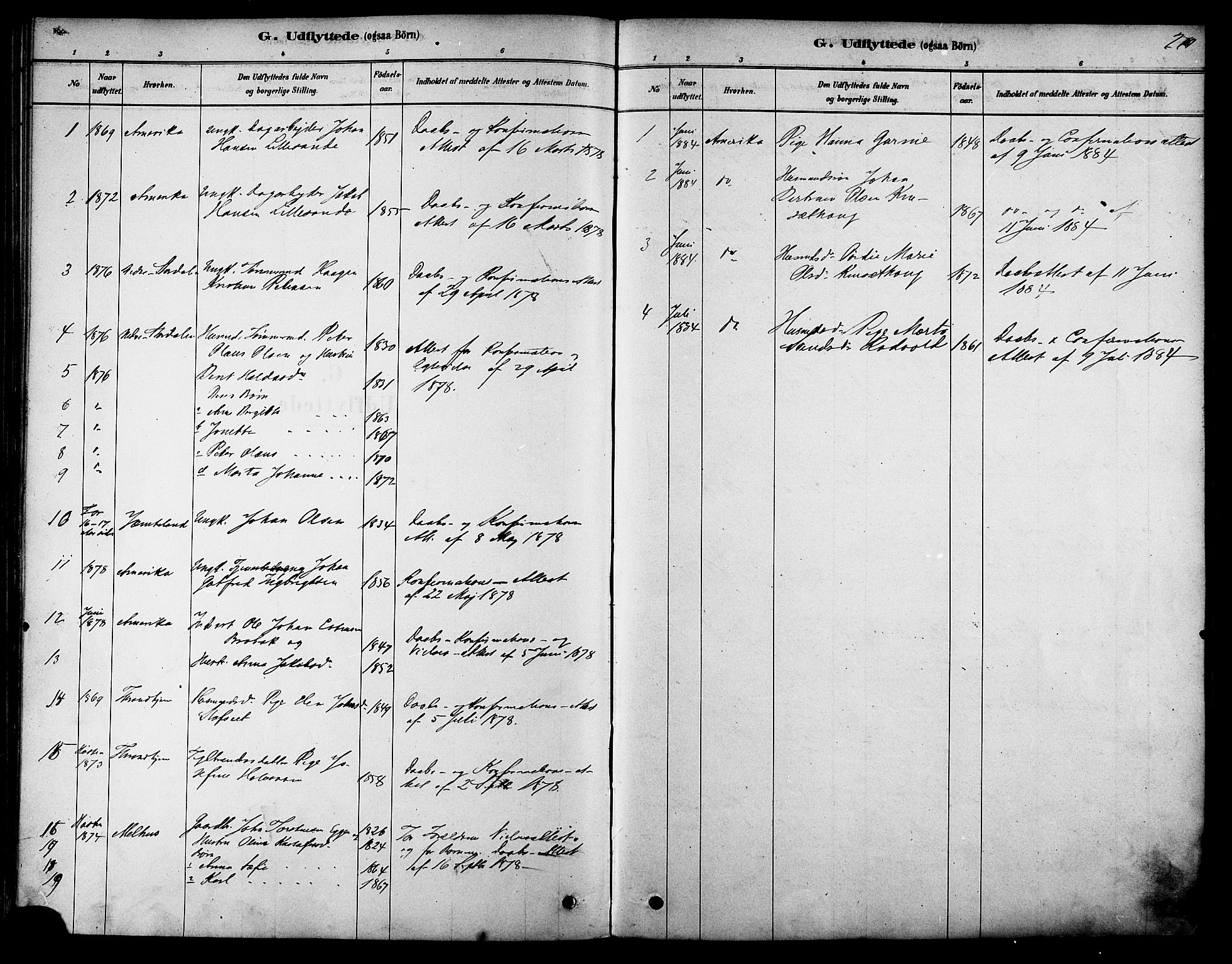 Ministerialprotokoller, klokkerbøker og fødselsregistre - Sør-Trøndelag, SAT/A-1456/616/L0410: Parish register (official) no. 616A07, 1878-1893, p. 270