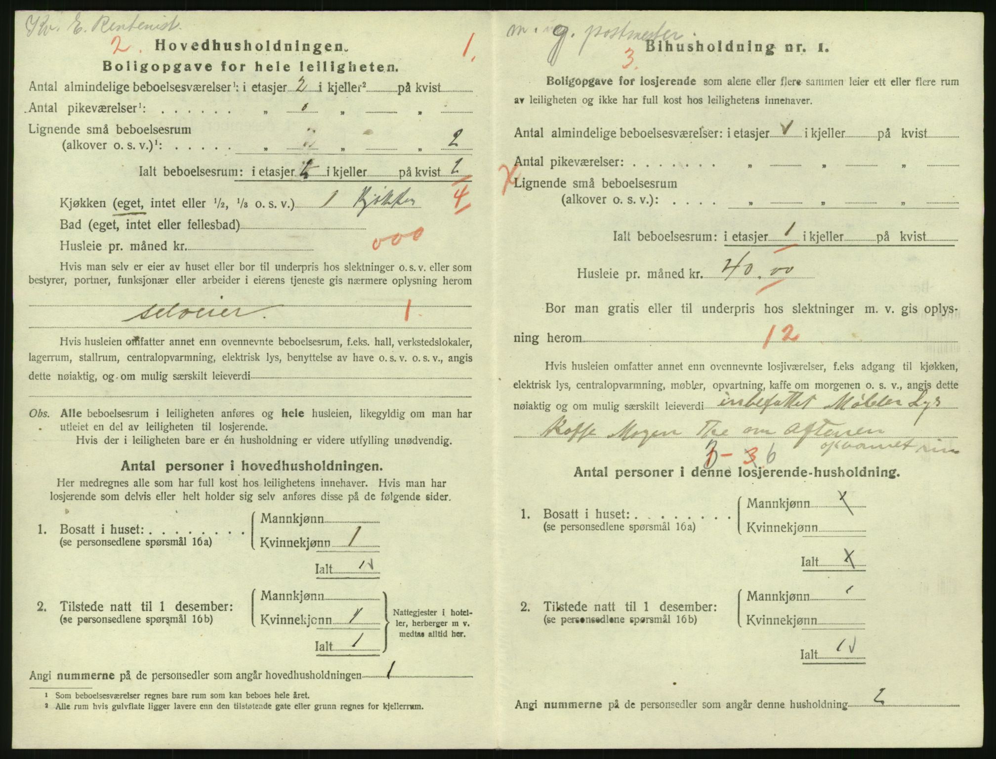 SAK, 1920 census for Risør, 1920, p. 1462