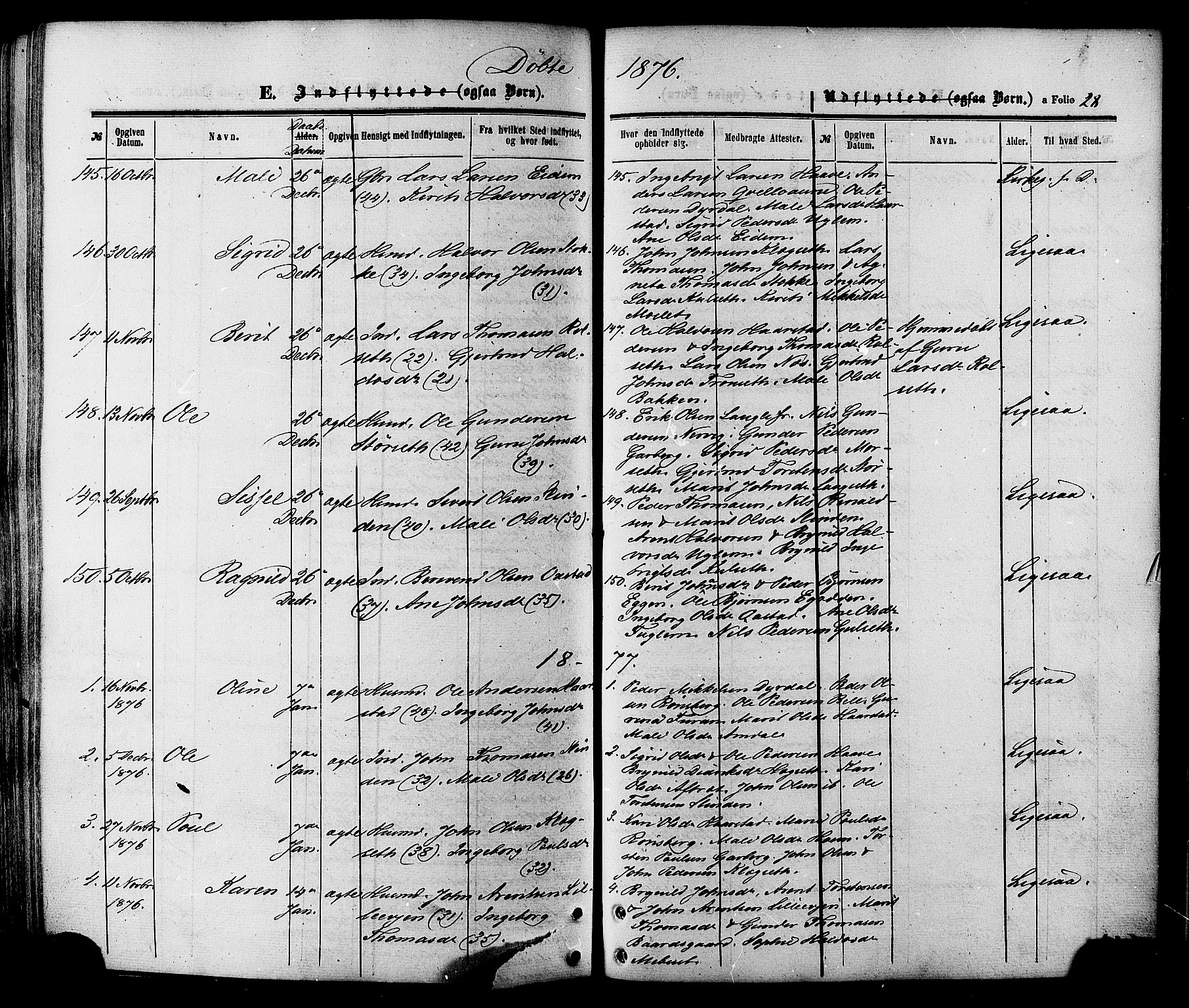 Ministerialprotokoller, klokkerbøker og fødselsregistre - Sør-Trøndelag, SAT/A-1456/695/L1147: Parish register (official) no. 695A07, 1860-1877, p. 28
