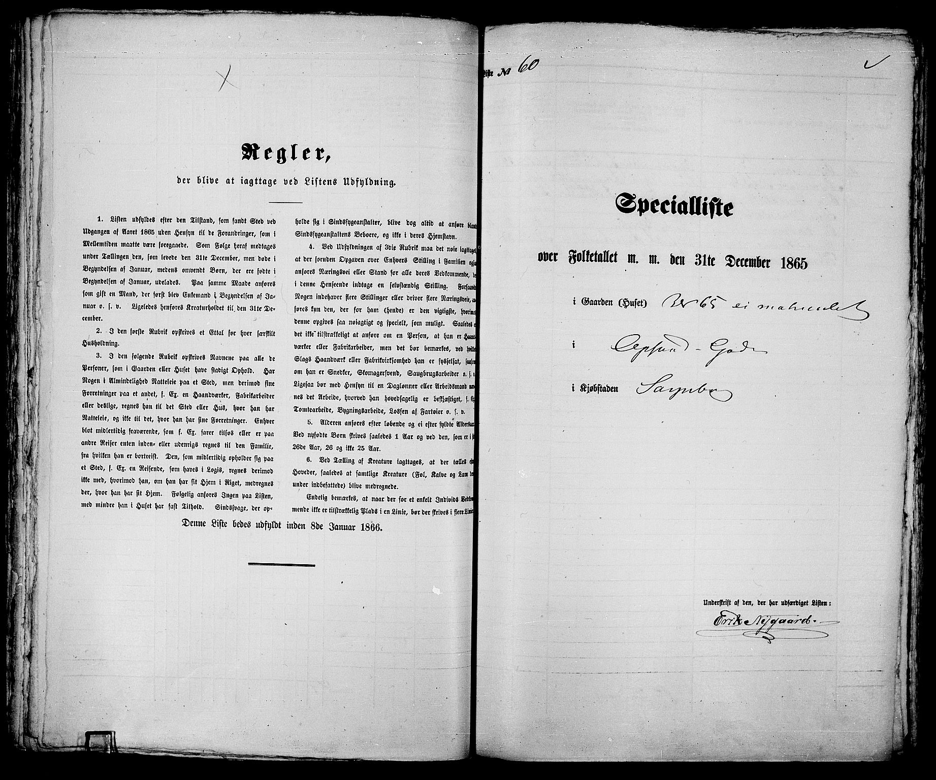 RA, 1865 census for Sarpsborg, 1865, p. 126