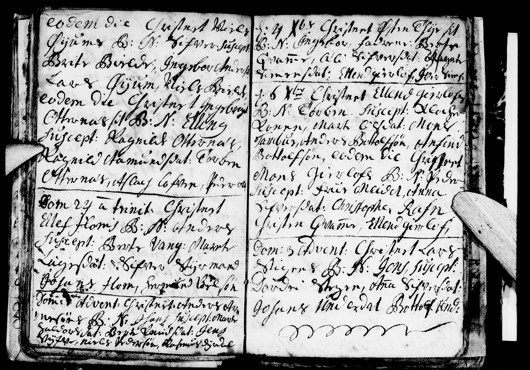 Aurland sokneprestembete, SAB/A-99937/H/Ha/Haa/L0001: Parish register (official) no. A 1, 1716-1734, p. 34