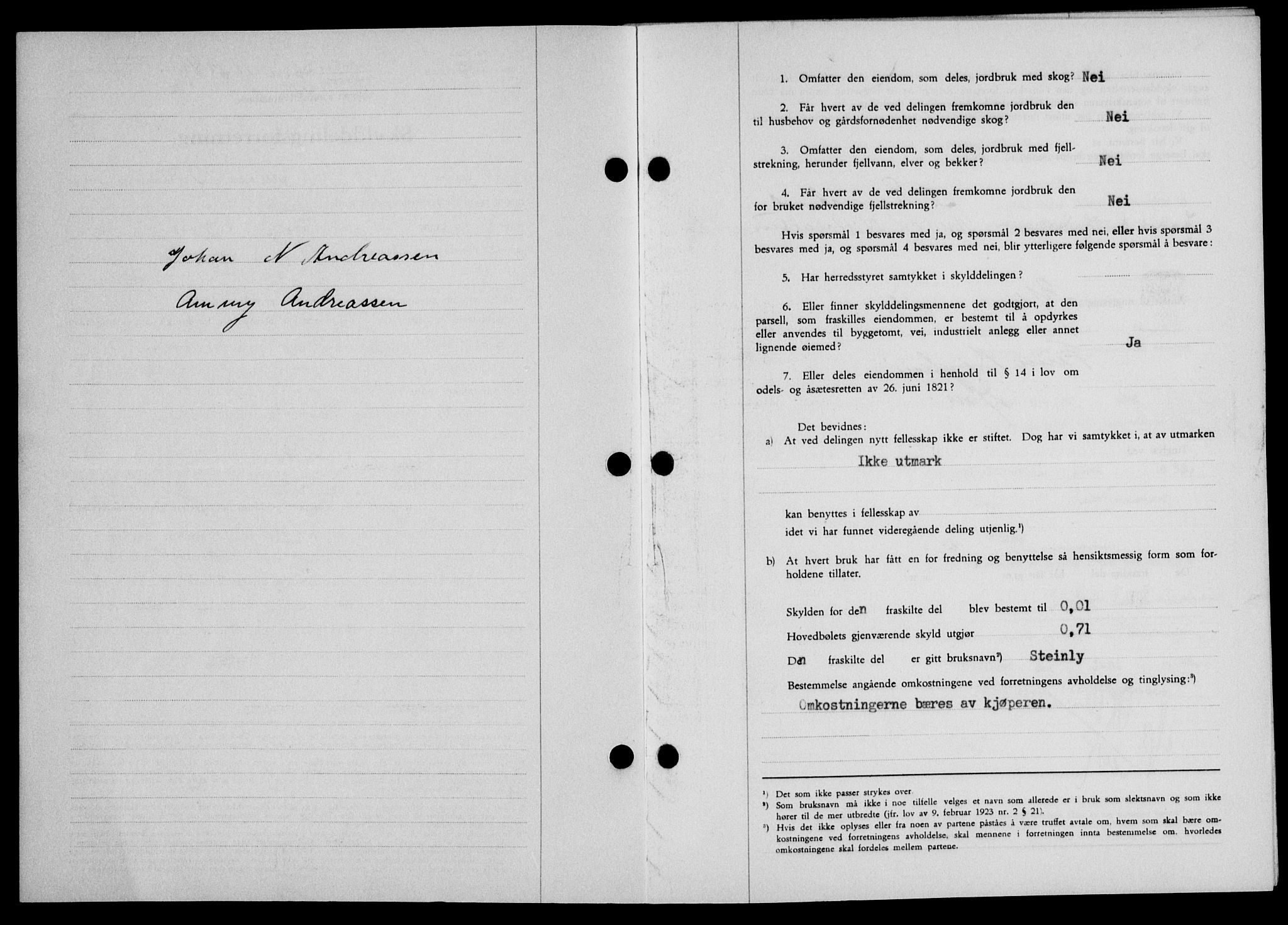 Lofoten sorenskriveri, SAT/A-0017/1/2/2C/L0004a: Mortgage book no. 4a, 1938-1938, Diary no: : 1116/1938