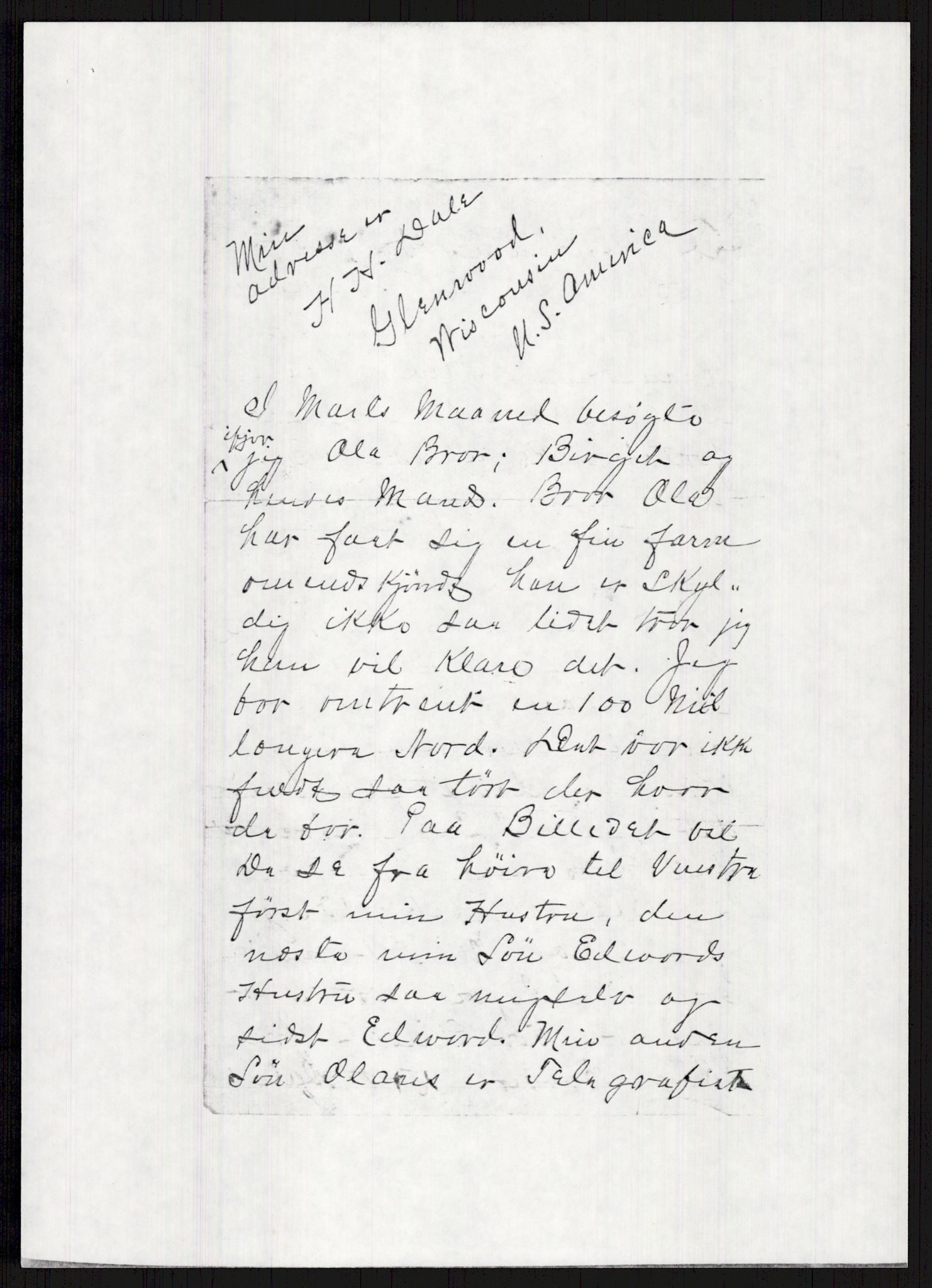 Samlinger til kildeutgivelse, Amerikabrevene, AV/RA-EA-4057/F/L0024: Innlån fra Telemark: Gunleiksrud - Willard, 1838-1914, p. 247