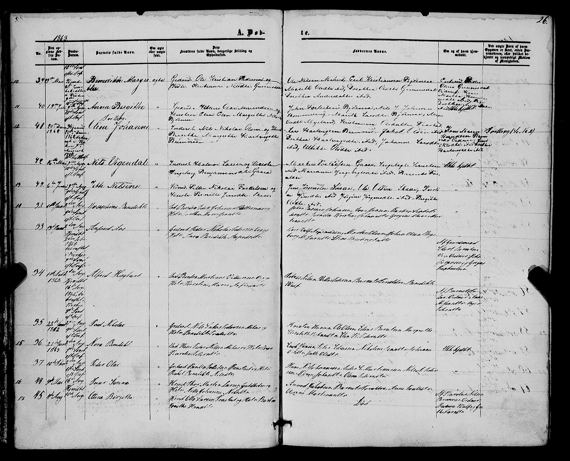 Kvæfjord sokneprestkontor, AV/SATØ-S-1323/G/Ga/Gaa/L0004kirke: Parish register (official) no. 4, 1857-1877, p. 26