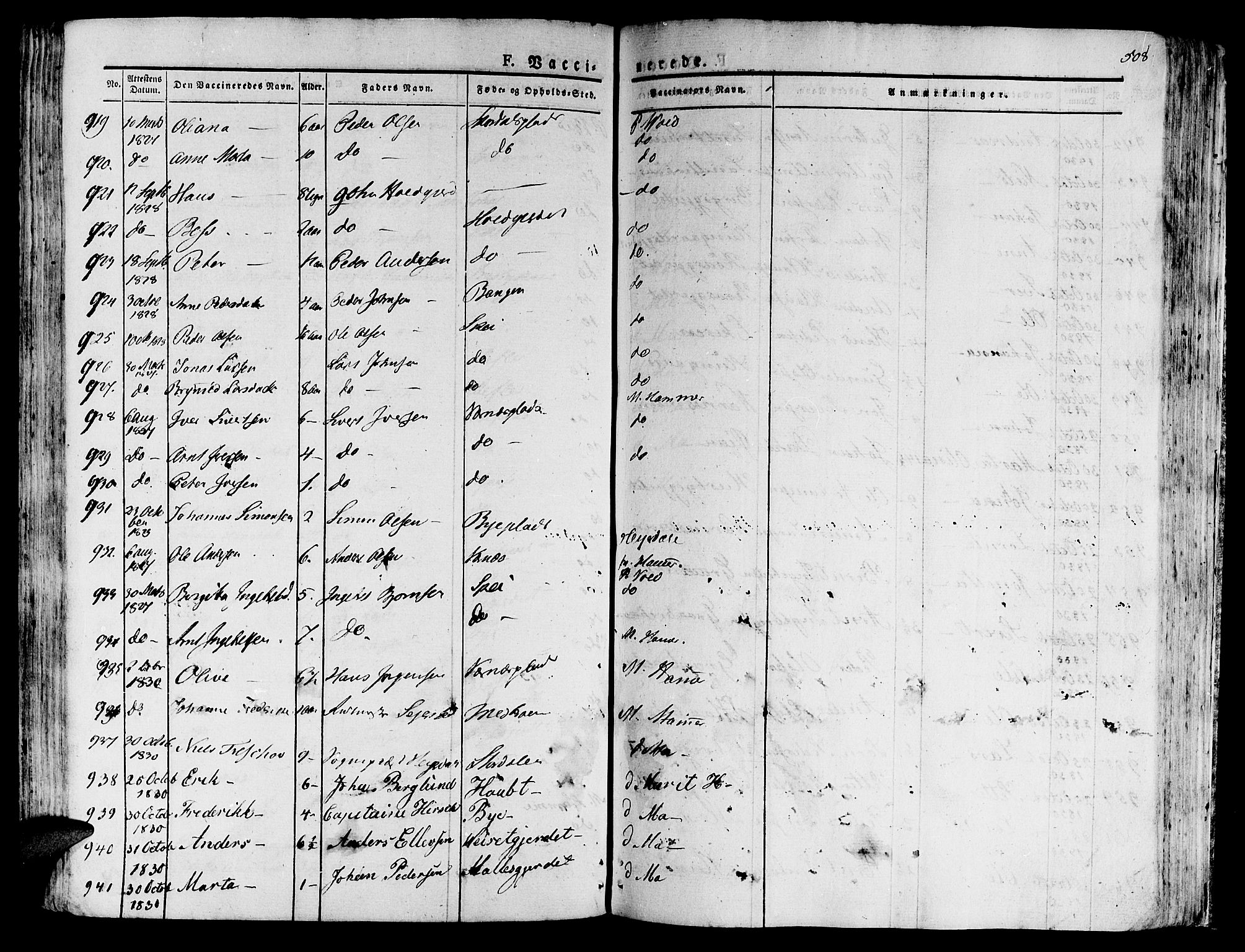 Ministerialprotokoller, klokkerbøker og fødselsregistre - Nord-Trøndelag, SAT/A-1458/709/L0070: Parish register (official) no. 709A10, 1820-1832, p. 508