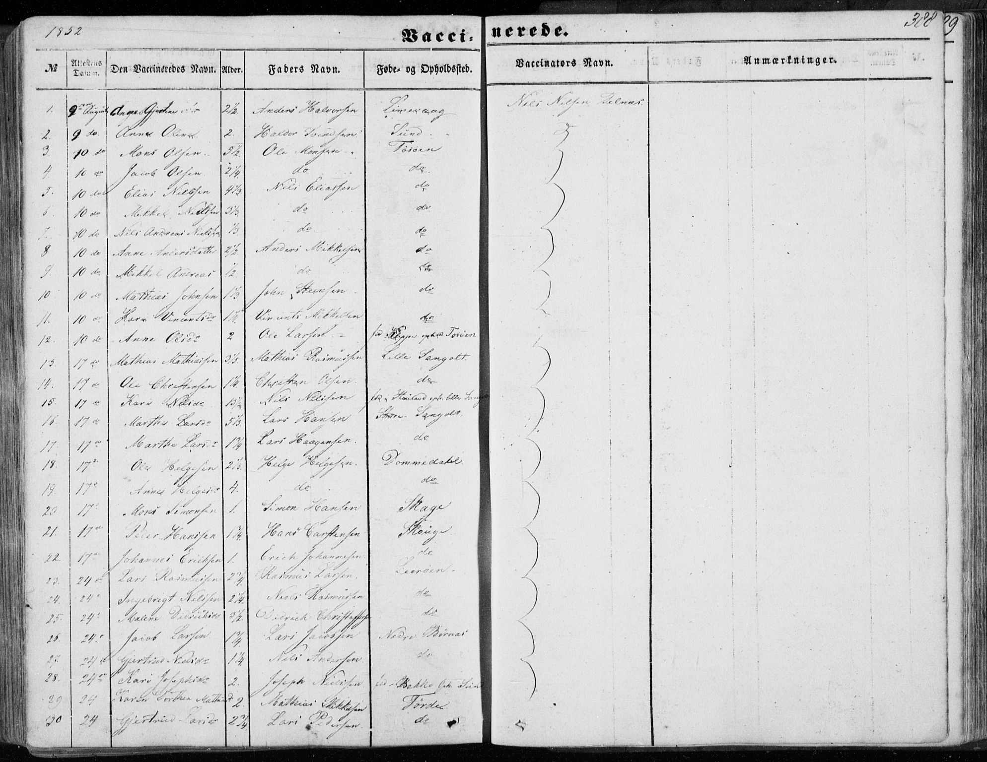 Sund sokneprestembete, AV/SAB-A-99930: Parish register (official) no. A 14, 1850-1866, p. 388