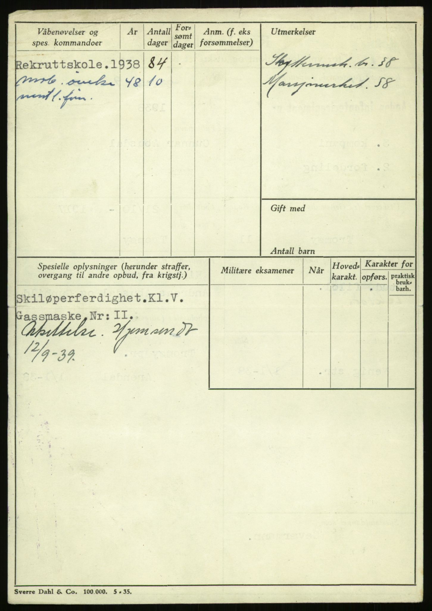 Forsvaret, Nord-Hålogaland infanteriregiment nr. 15, AV/RA-RAFA-2255/P/Pa/L0027: Rulleblad for menige mannskaper. Årsklasse 1938, A-J, Født: 1917 (1918), 1938, p. 5