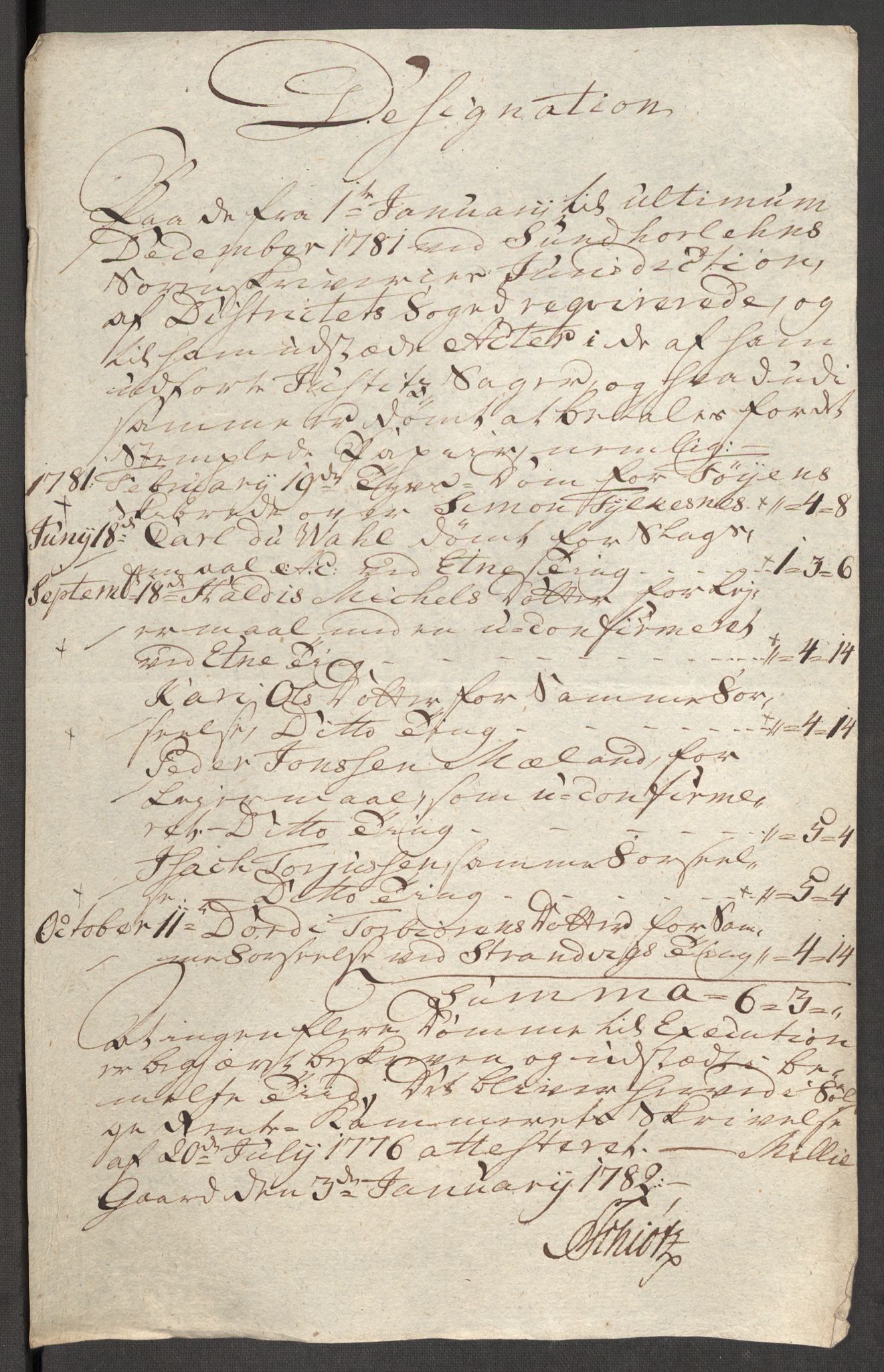 Rentekammeret inntil 1814, Reviderte regnskaper, Fogderegnskap, AV/RA-EA-4092/R48/L3097: Fogderegnskap Sunnhordland og Hardanger, 1781, p. 207